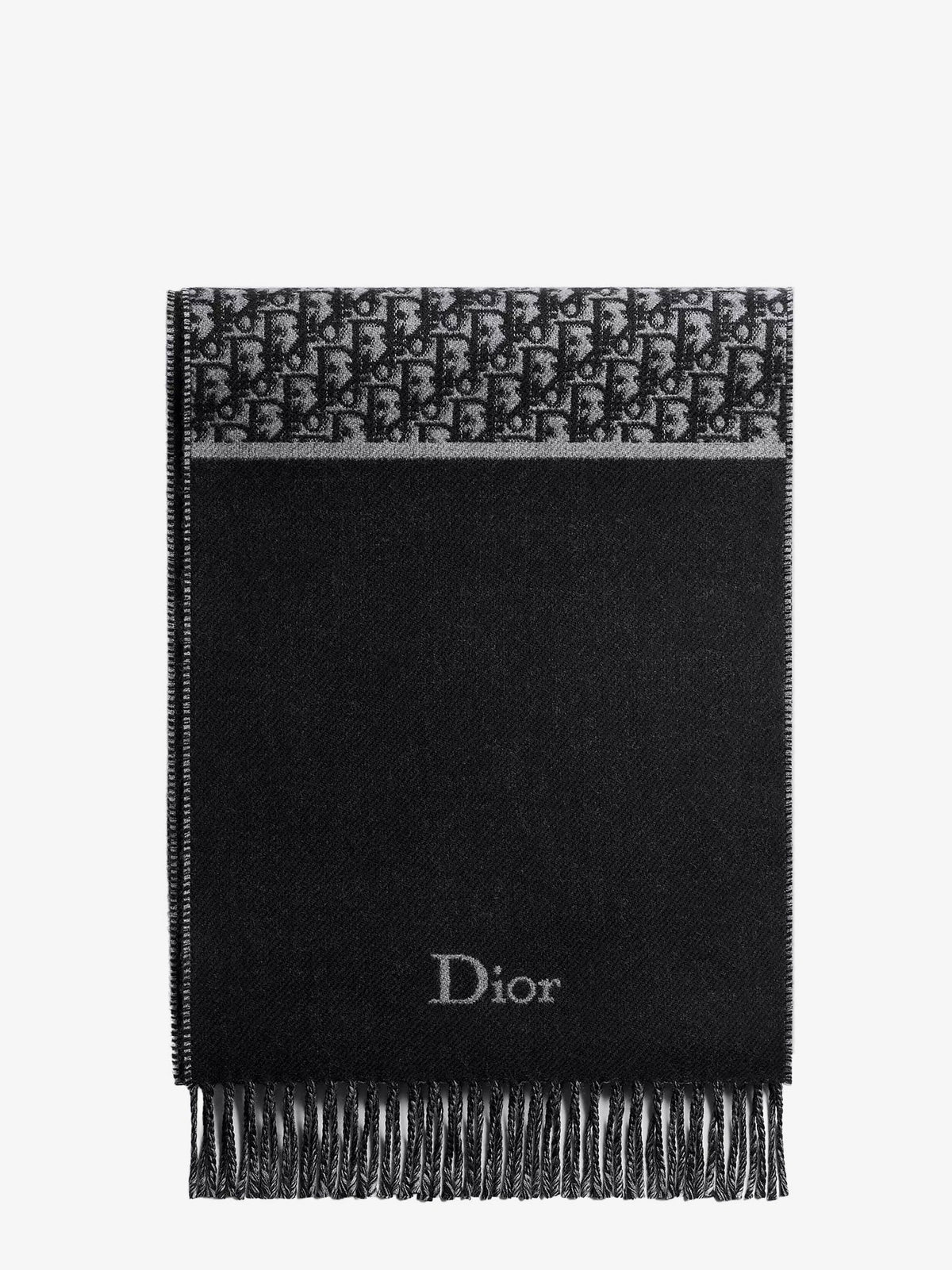 Dior Wool Scarf With Dior Oblique Motif