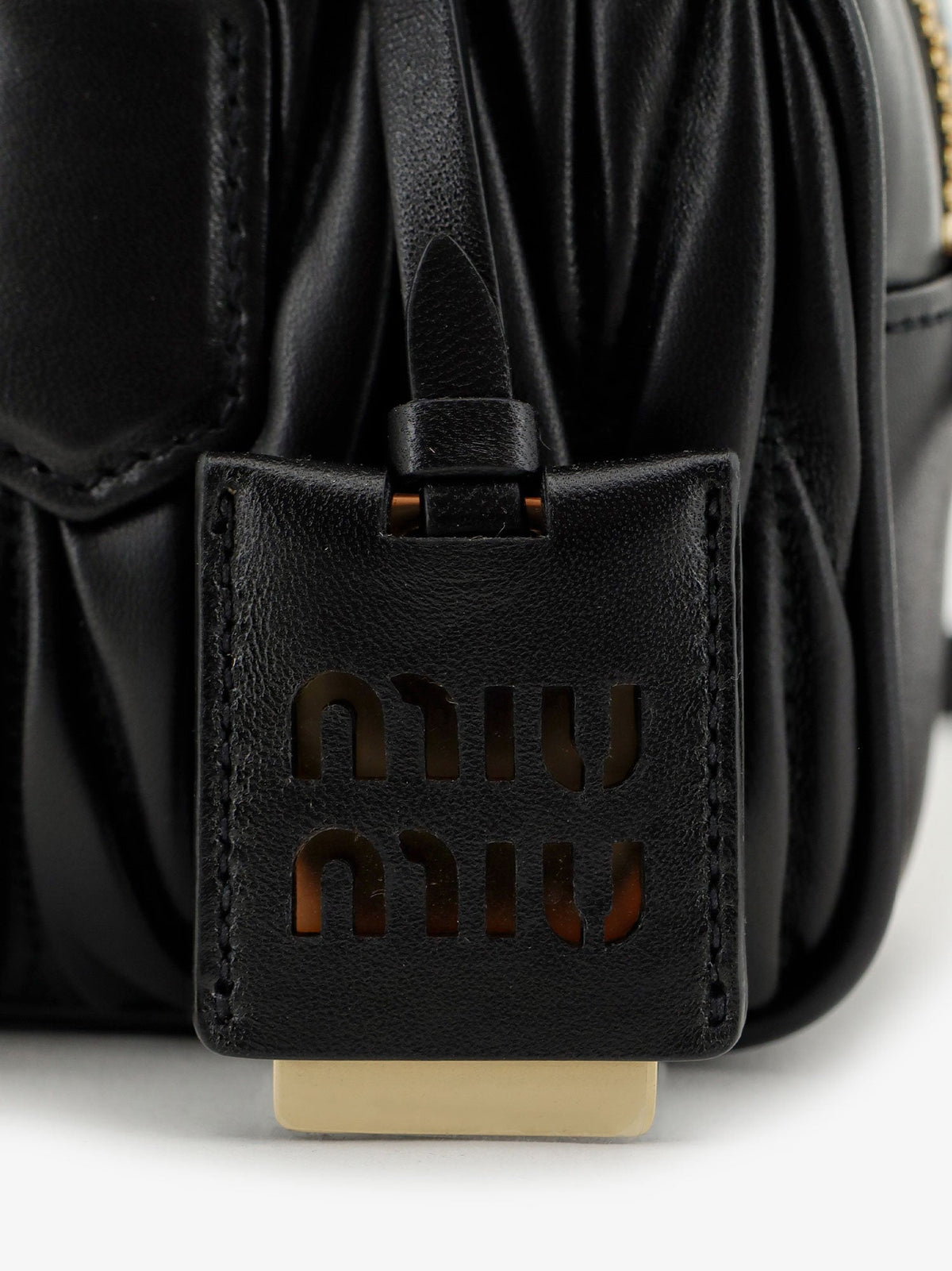 Miu Miu Arcadie Matelassé Leather Crossbody Bag