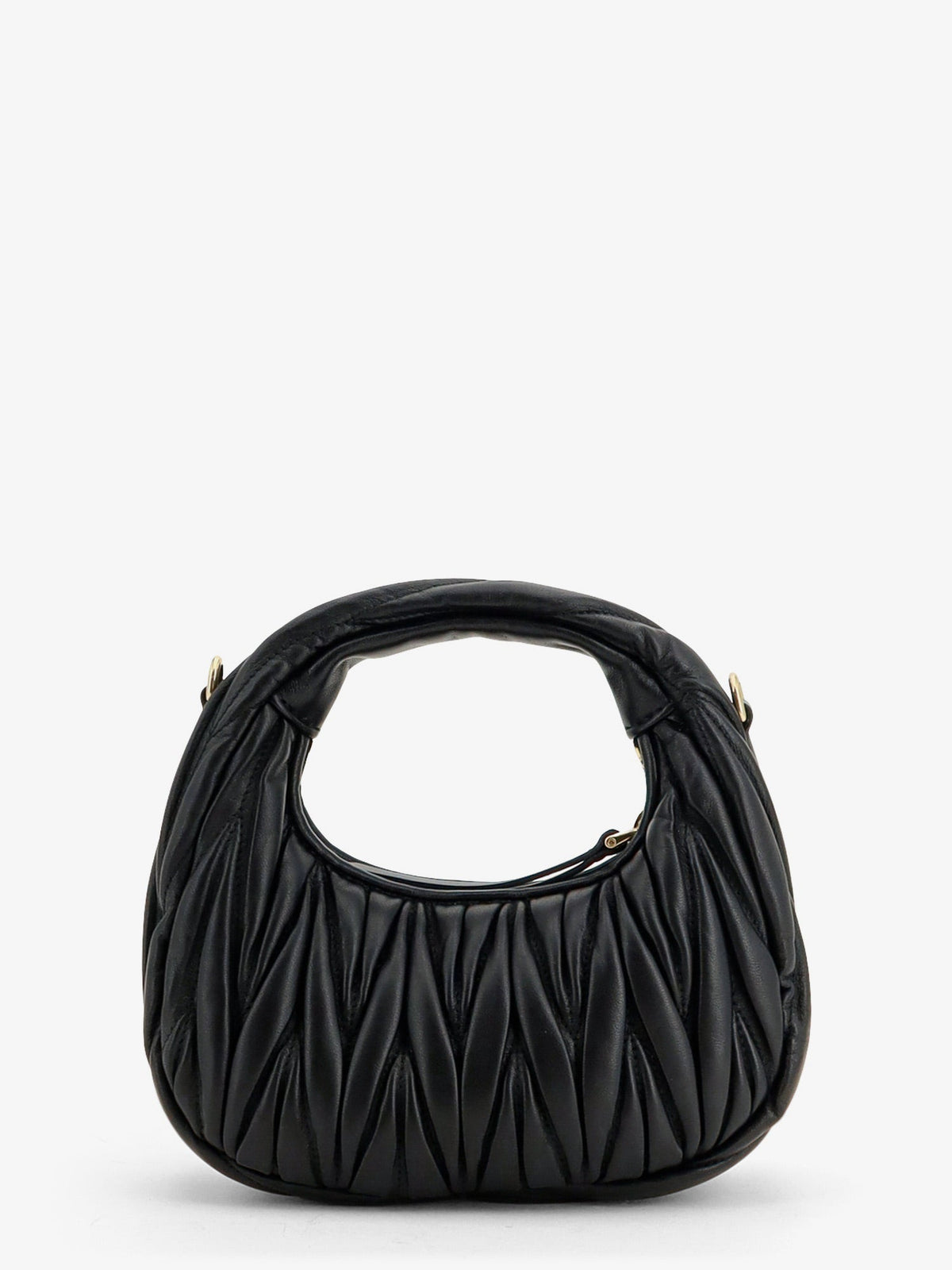 Miu Miu Wander Matelassé Leaher Mini Hobo Bag