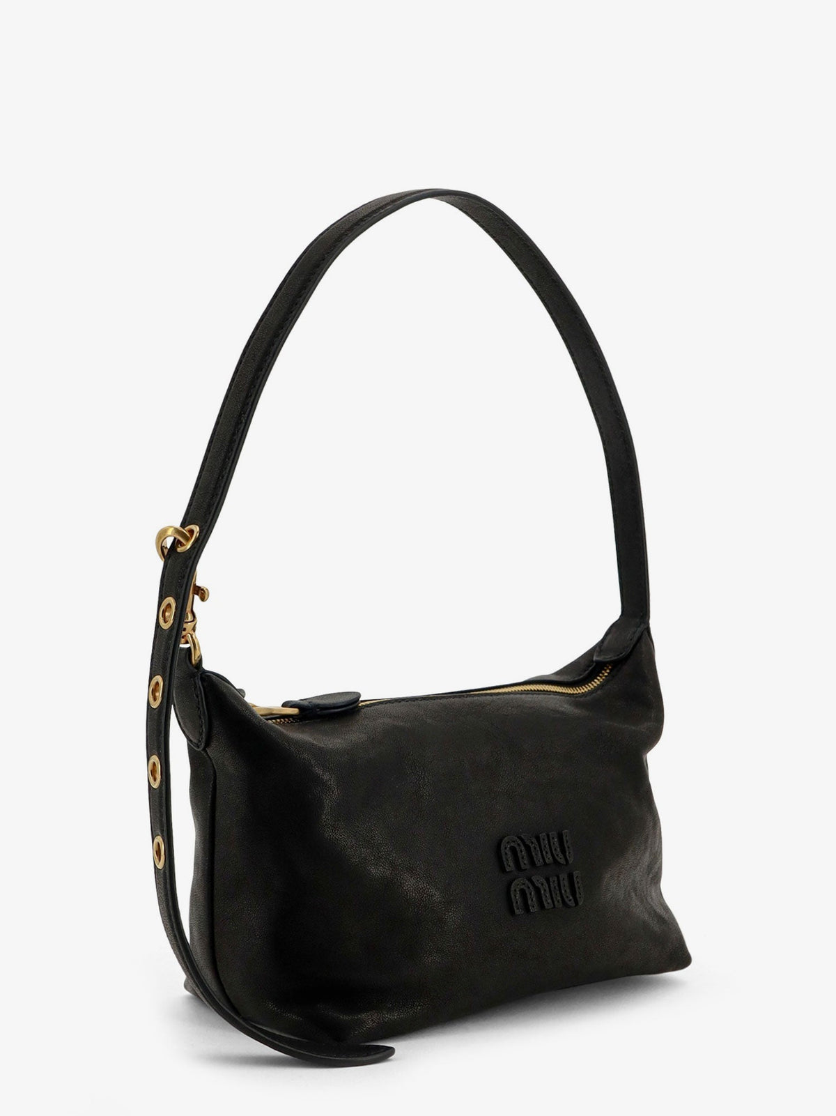 Miu Miu Nappa Aviator Leather Shoulder Bag