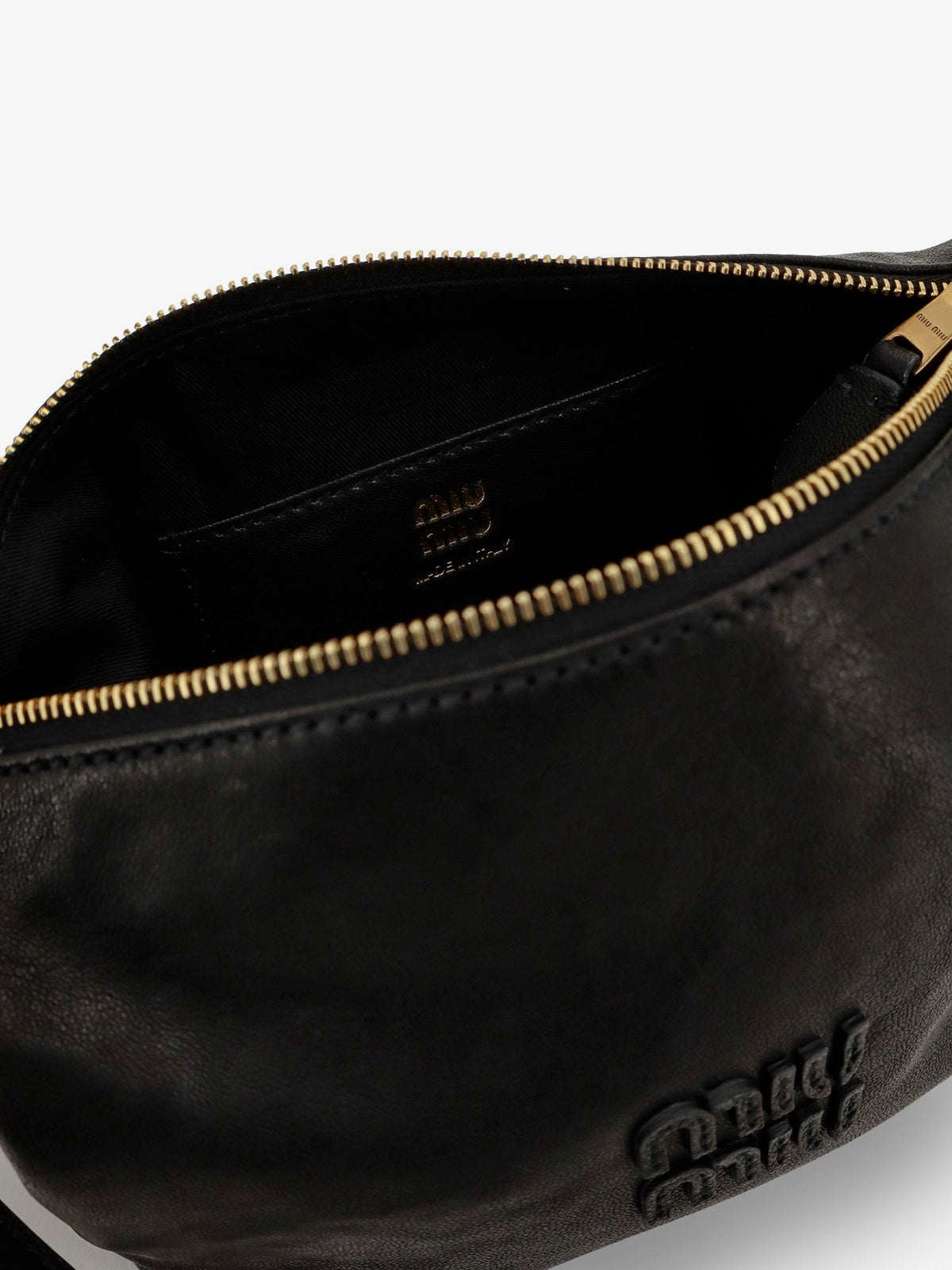 Miu Miu Nappa Aviator Leather Shoulder Bag