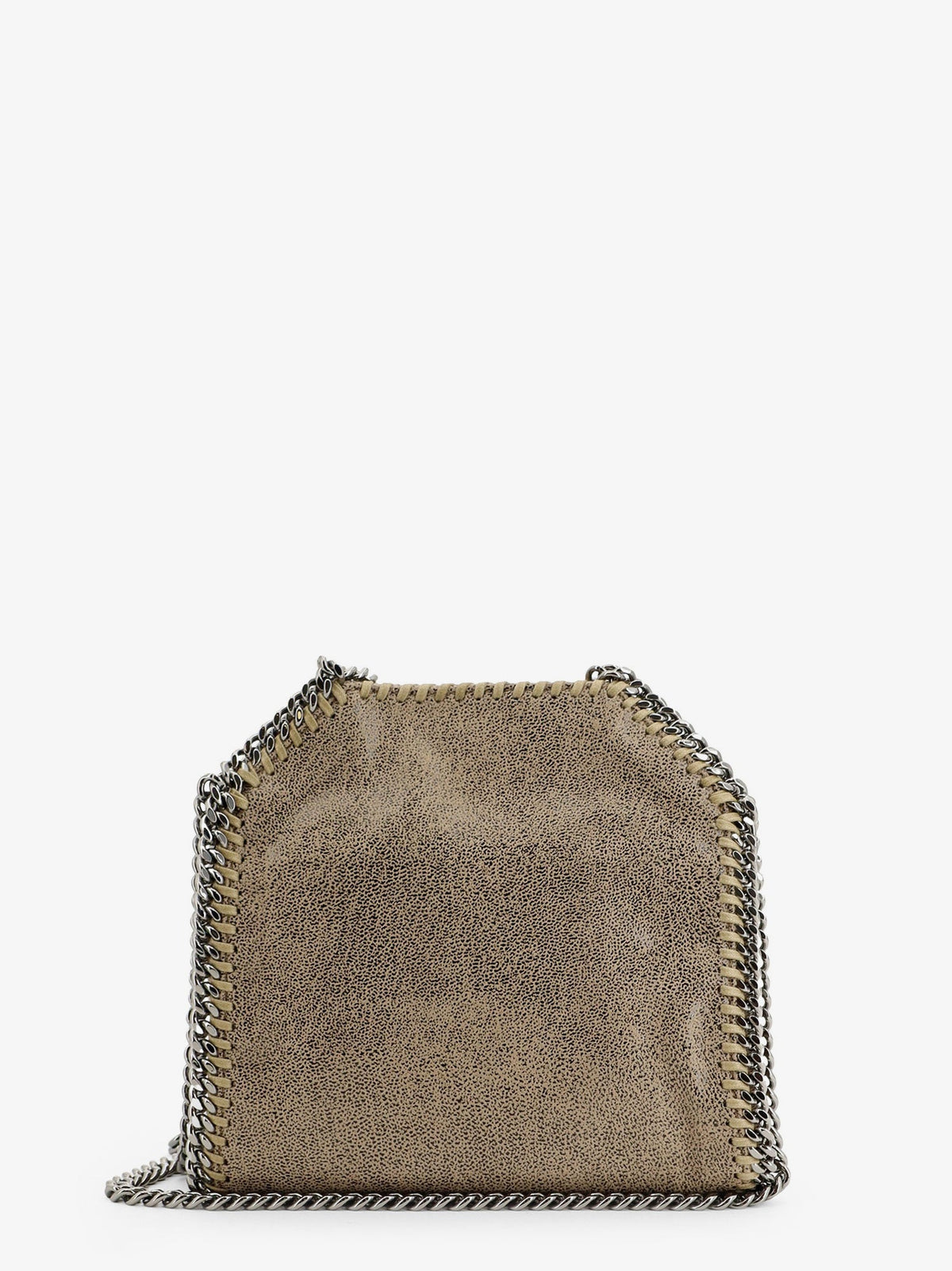 Stella Mccartney Falabella Tiny Bag In Shaggy Deer