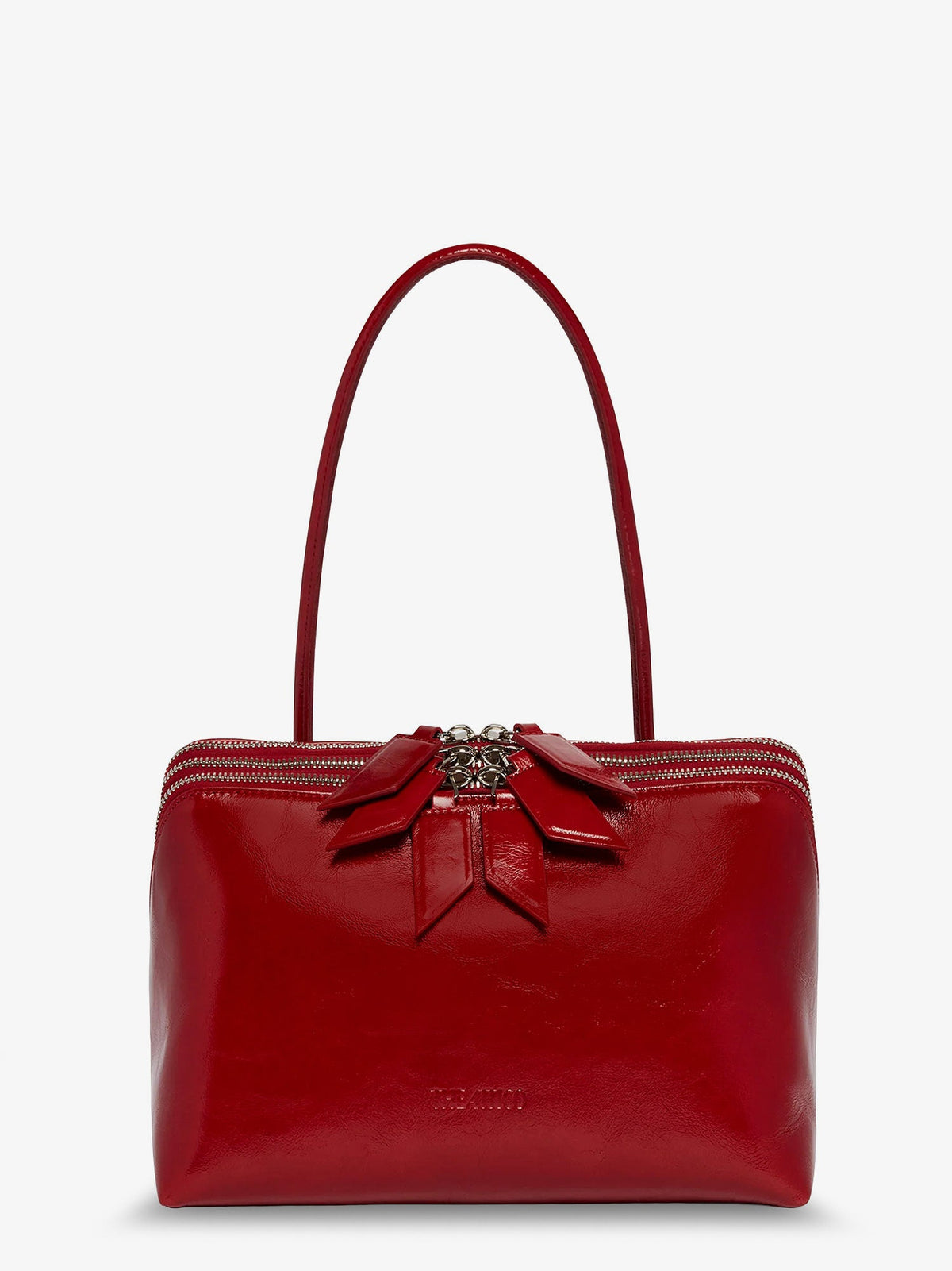 The Attico L'altra Di Milano Shiny Leather Shoulder Bag