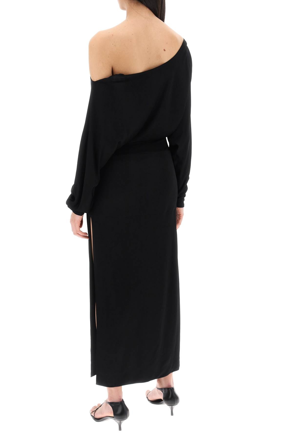 Khaite Off-Shoulder Maxi Dress