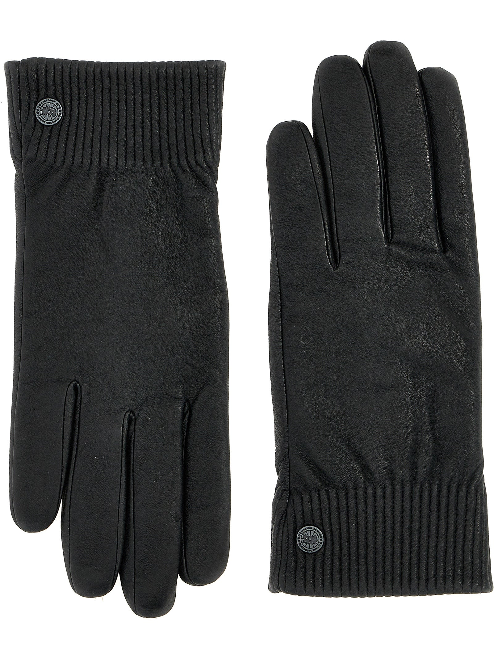 Canada Goose 'Leather Rib Luxe' Gloves