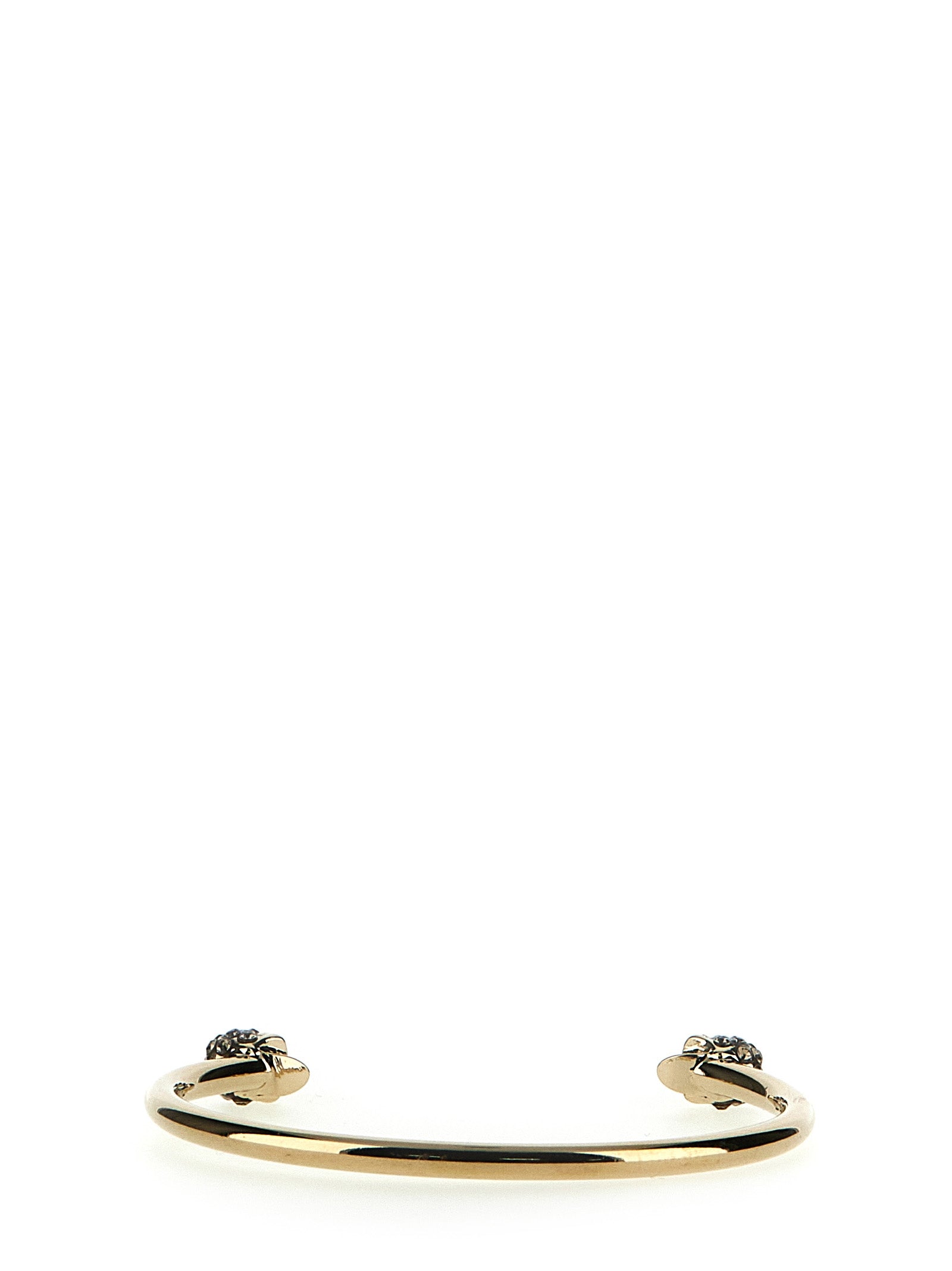 Alexander Mcqueen 'Thin Twin Skull' Bracelet