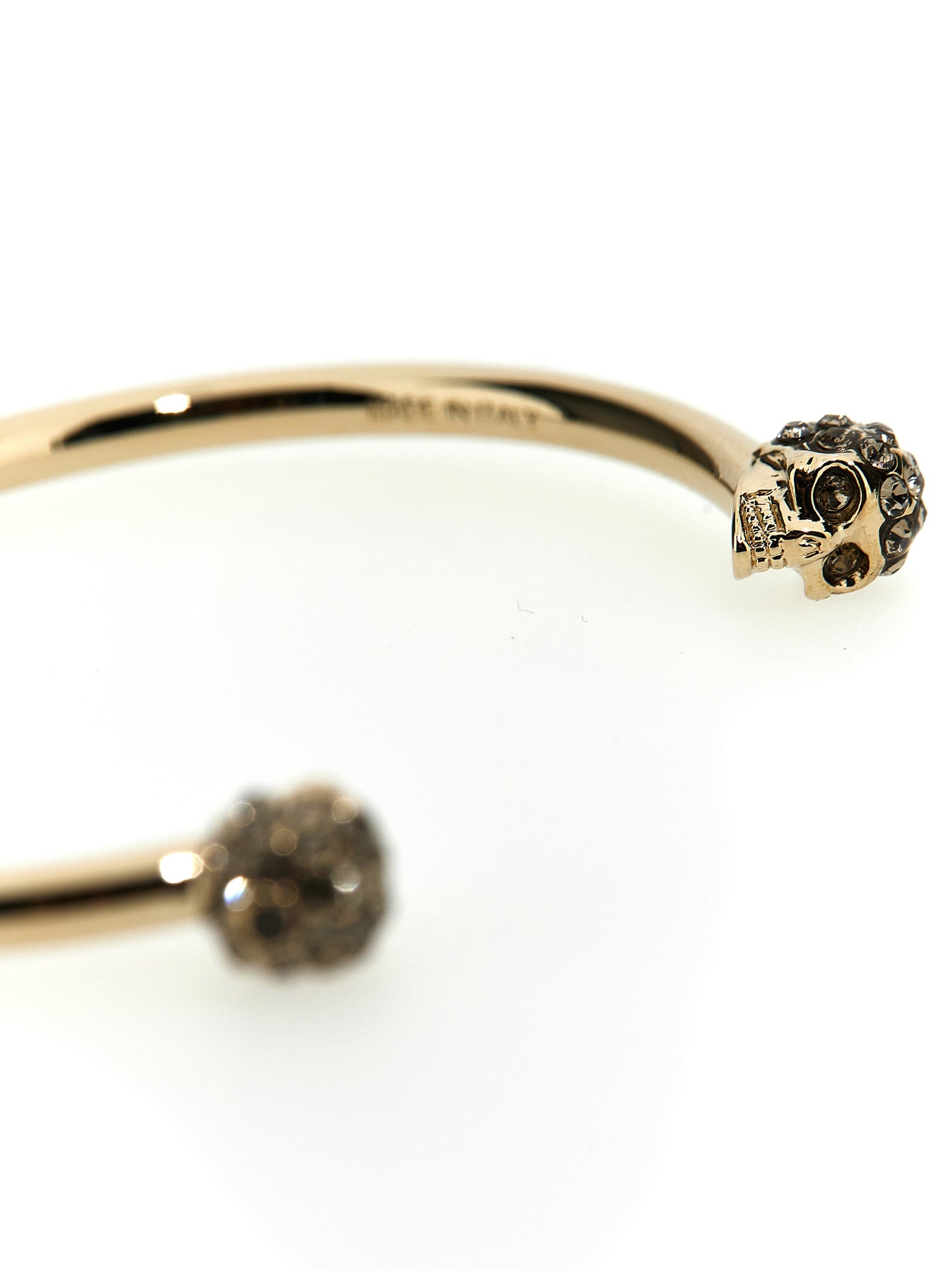 Alexander Mcqueen 'Thin Twin Skull' Bracelet