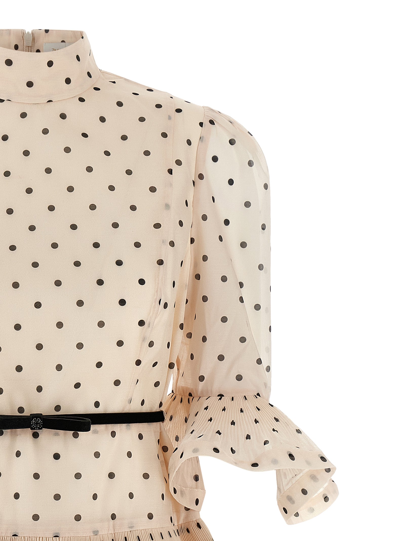 Zimmermann 'Pleated Sleeved' Dress