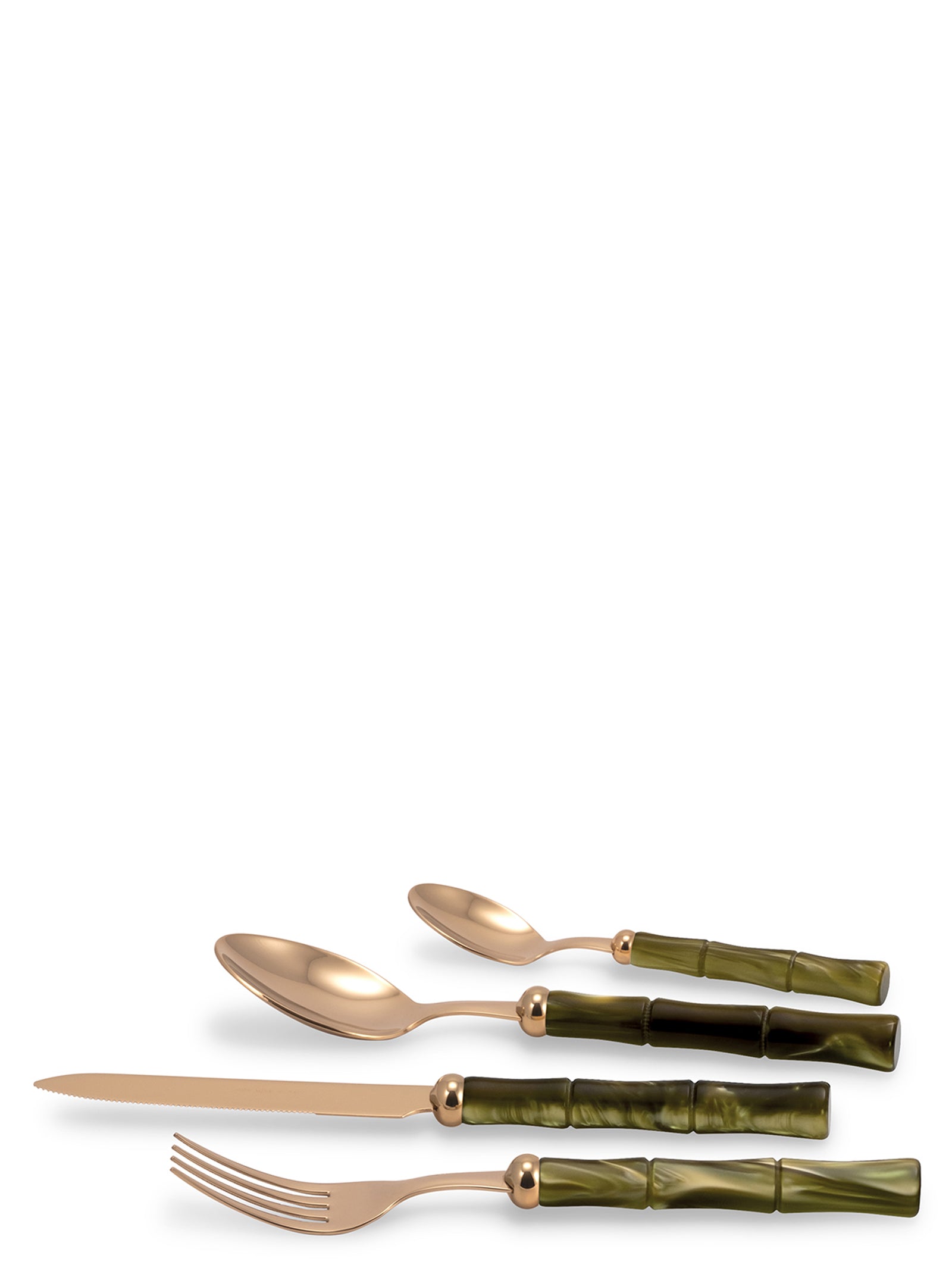 Rivadossi Set Of 24 Cutlery 'Bamboo'