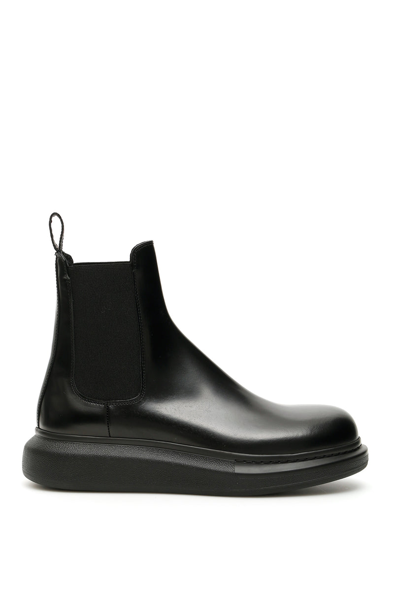 Alexander McQueen Hybrid Chelsea Boots Black