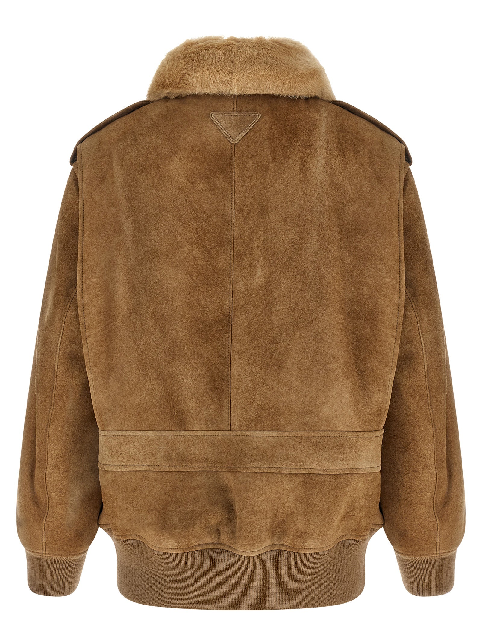Prada Sheepskin Bomber Jacket