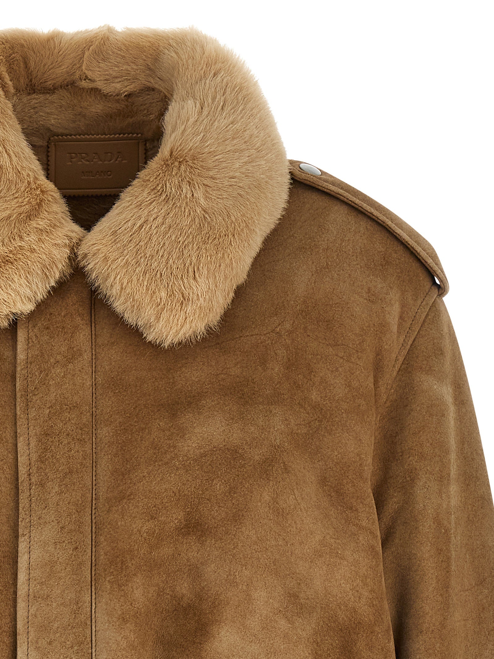 Prada Sheepskin Bomber Jacket