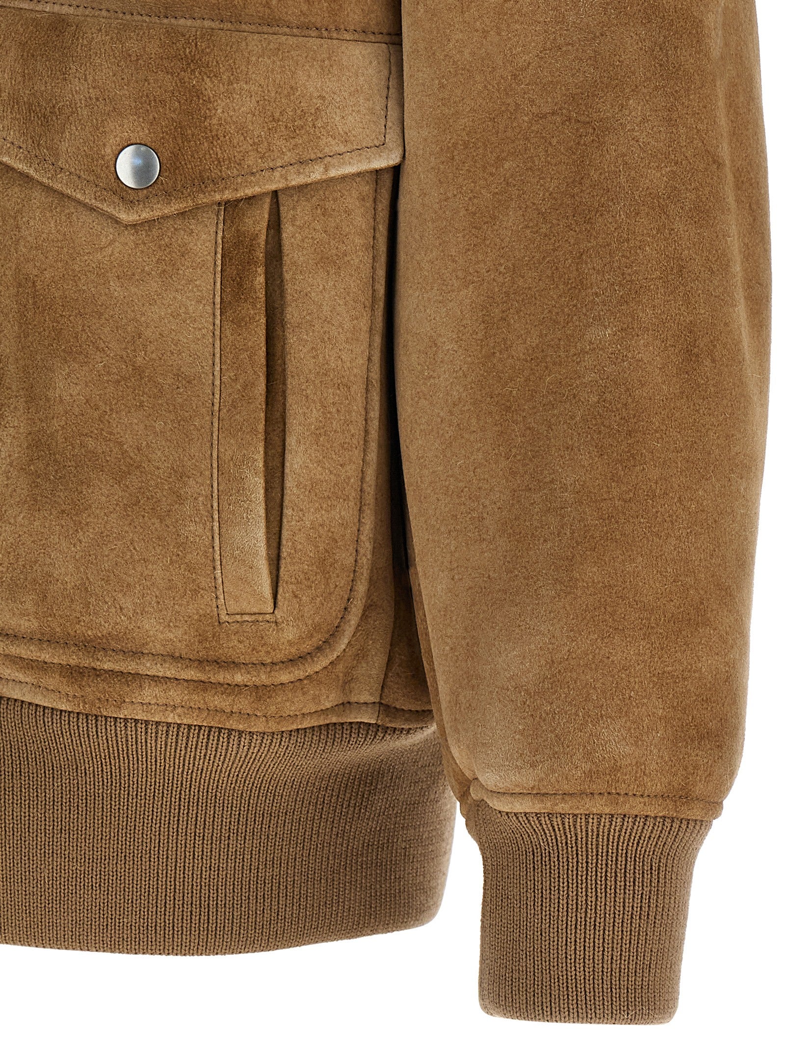 Prada Sheepskin Bomber Jacket