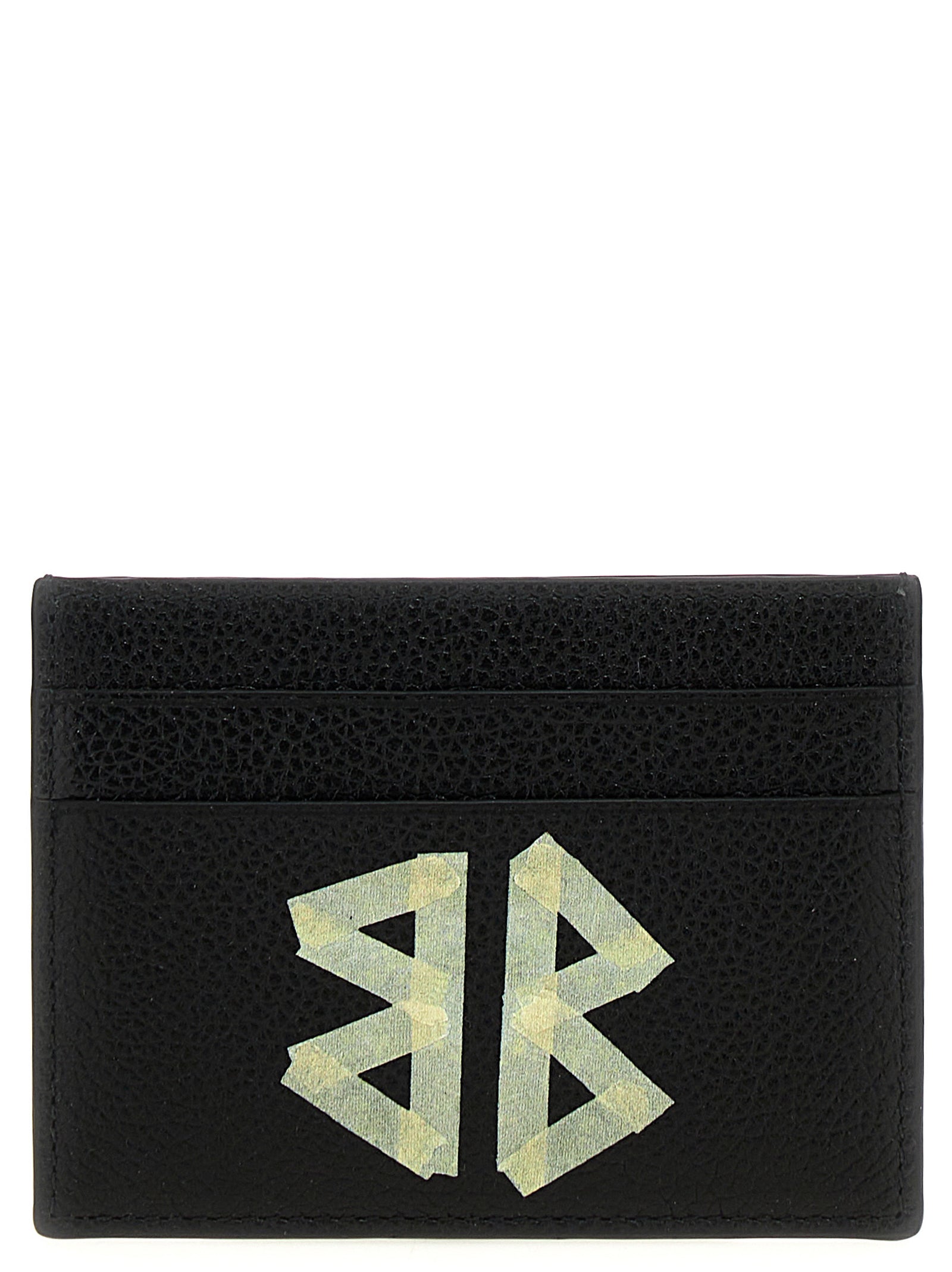 Balenciaga 'Tape Type' Logo Print Card Holder