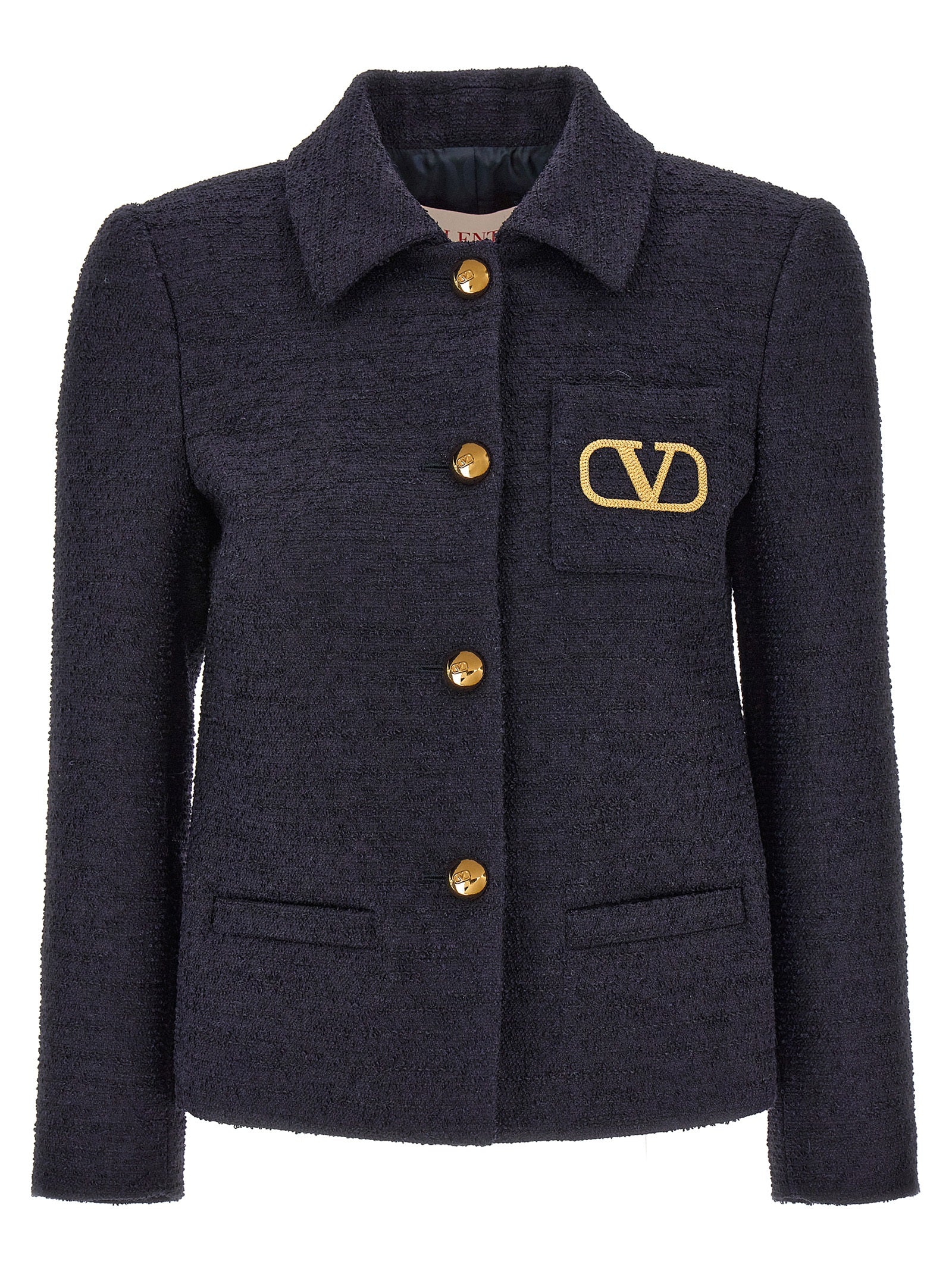 Valentino Garavani Valentino Tweed Crop Jacket