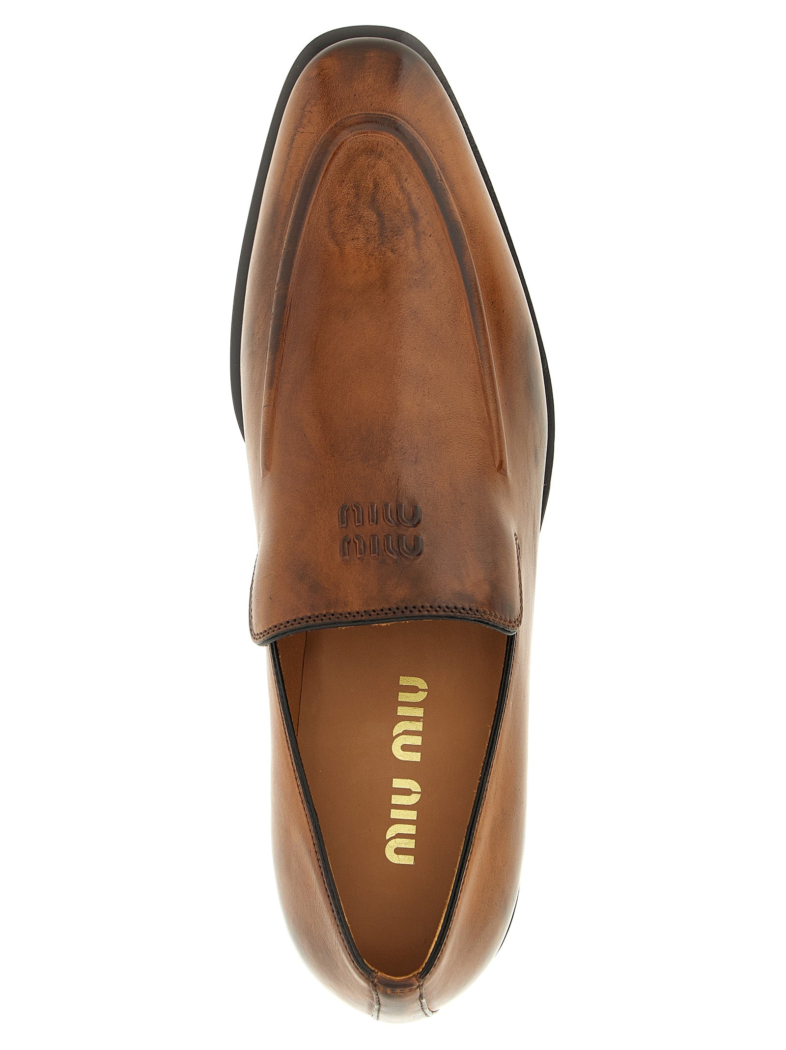 Miu Miu Leather Loafers