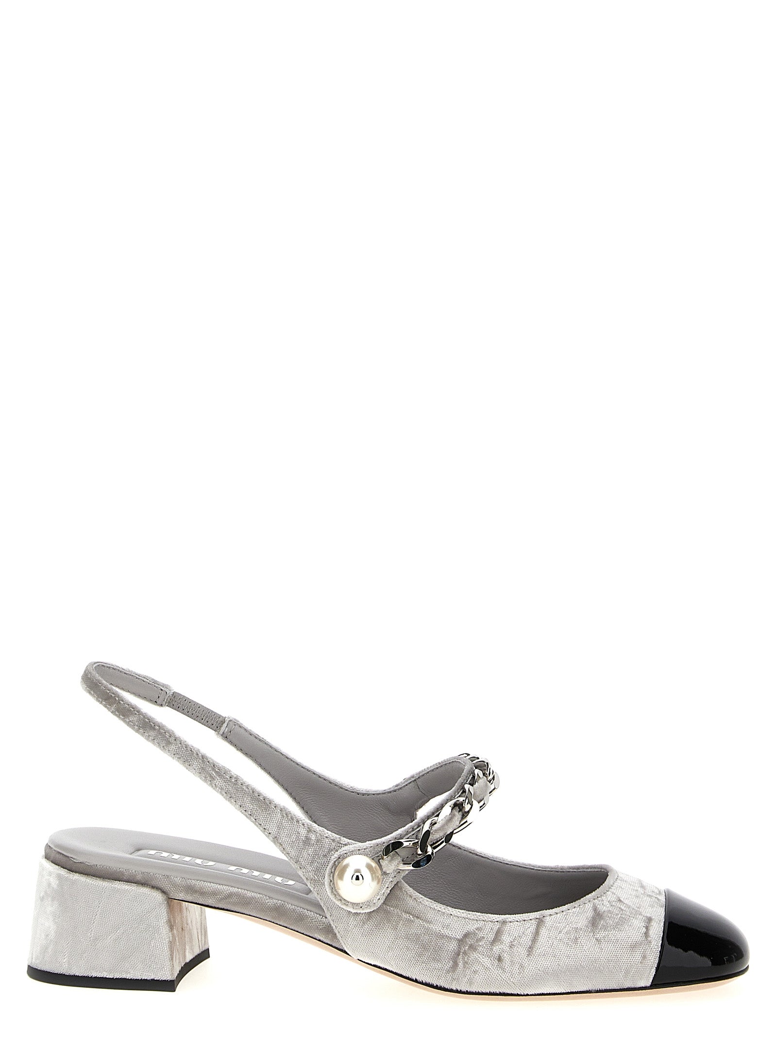 Miu Miu Velvet Slingback