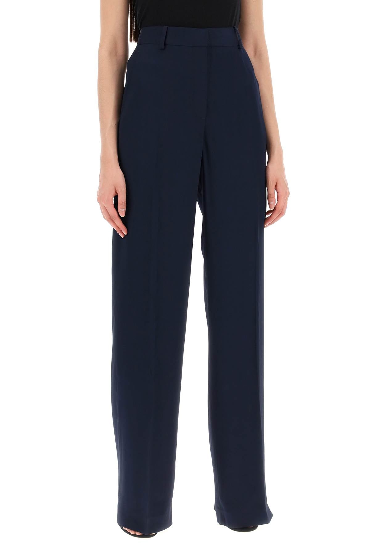 Stella Mccartney Crepe Palazzo Pants In