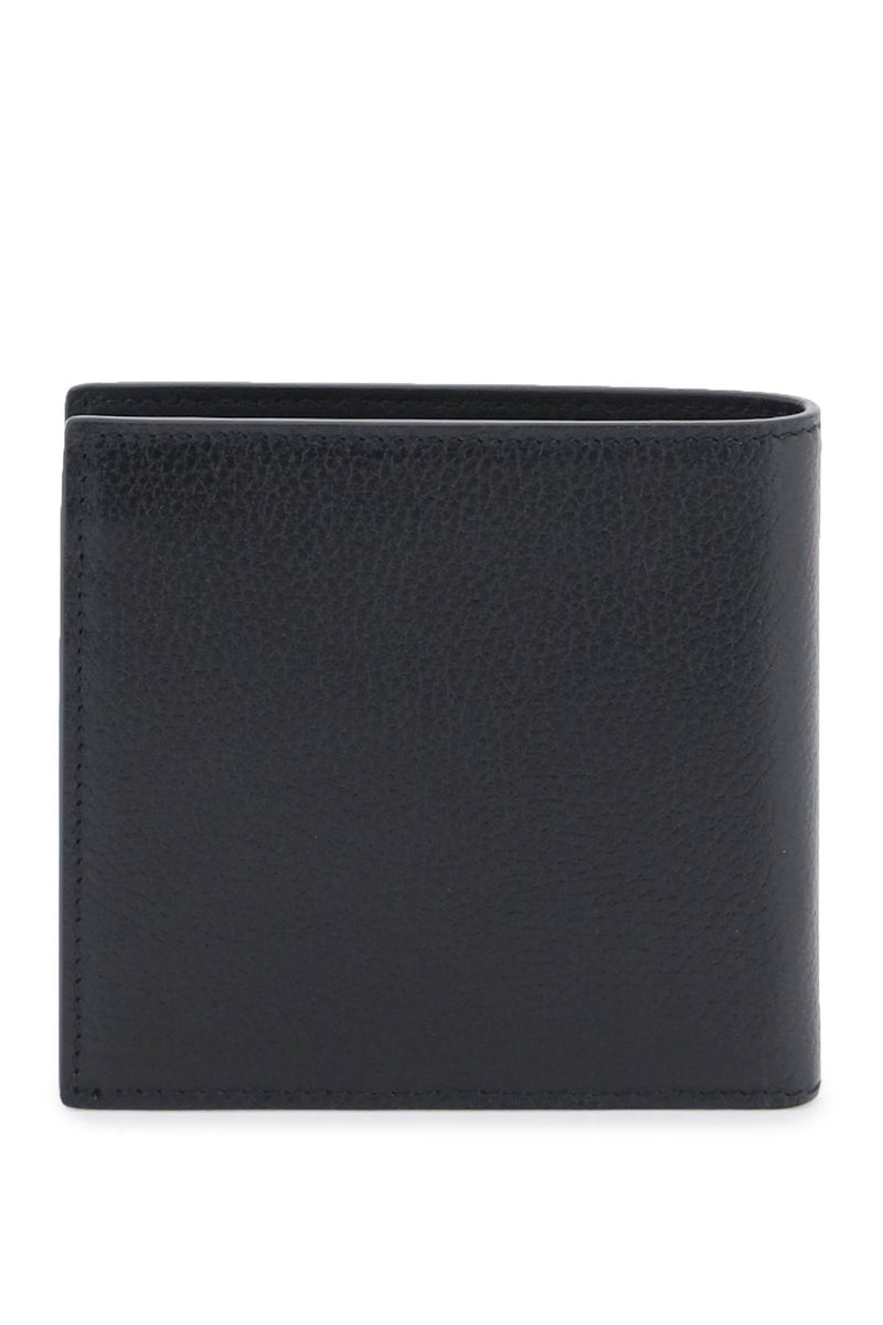 Alexander McQueen Graffiti Bi-Fold Wallet Black