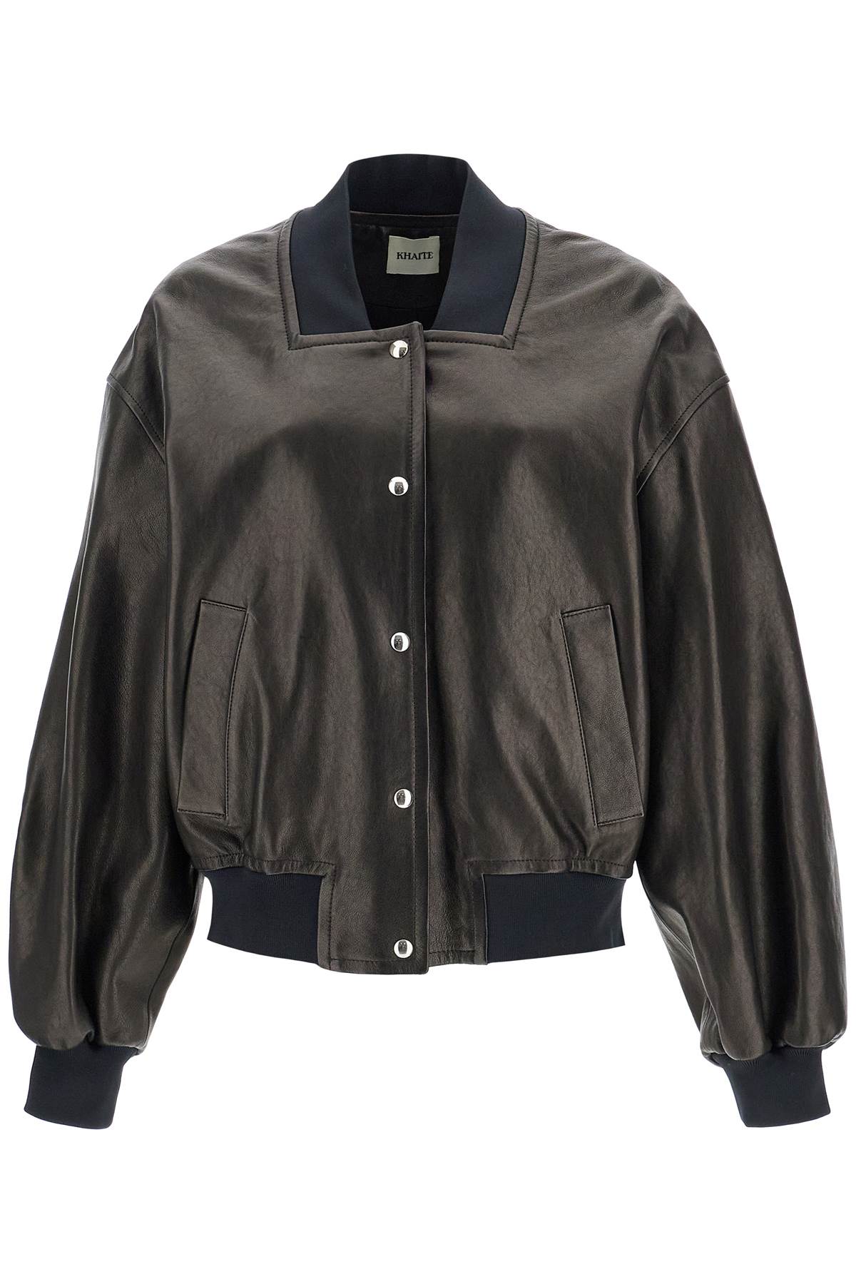 Khaite Leather Spence Bomber