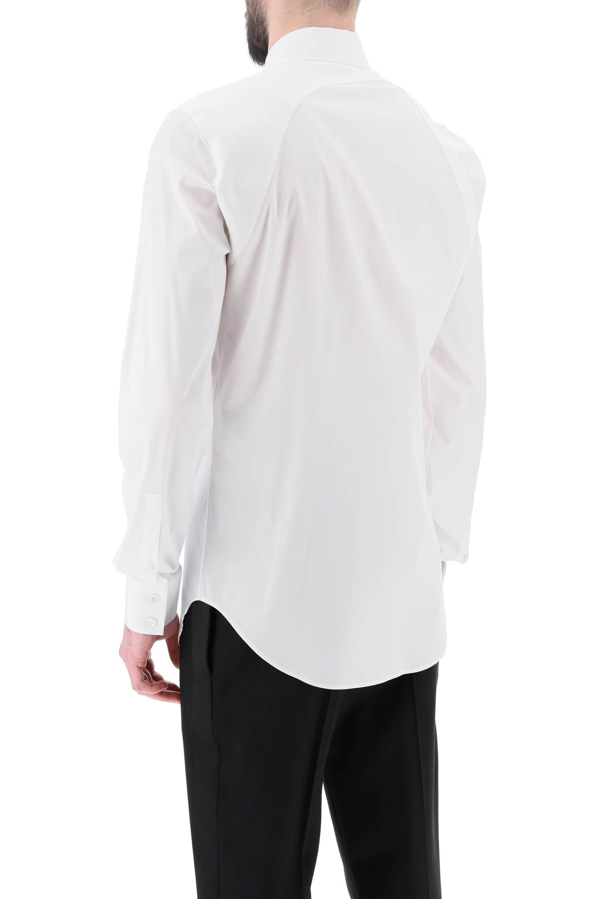 Alexander Mcqueen Stretch Cotton Harness Shirt