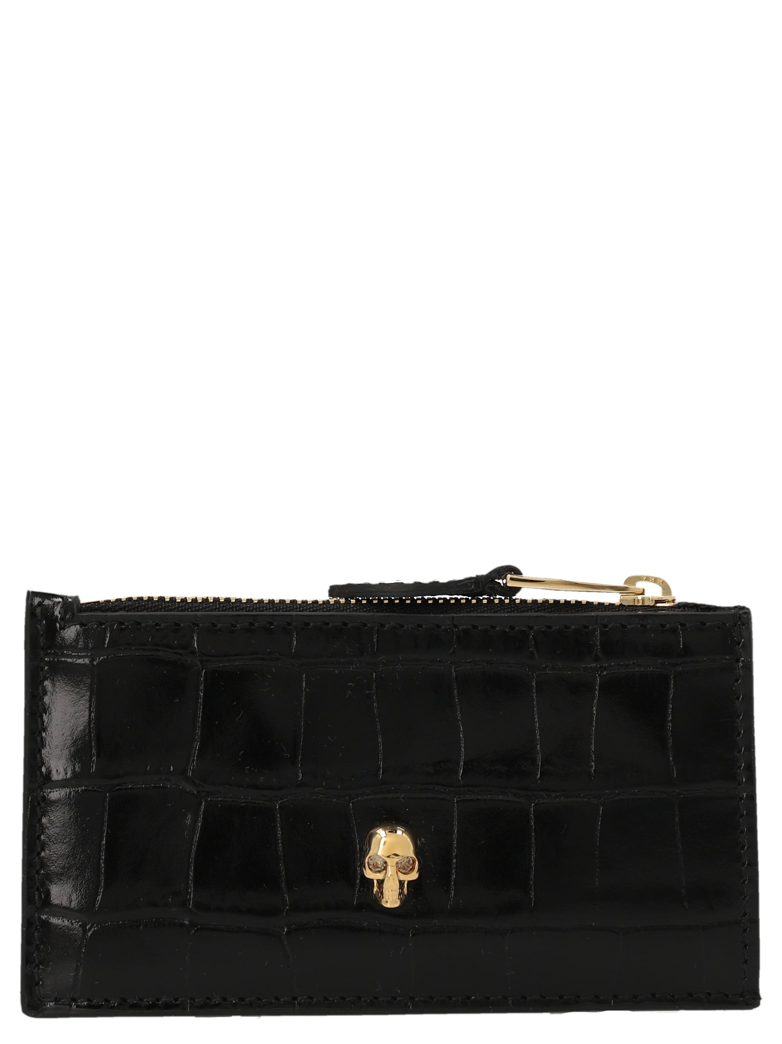 Alexander Mcqueen 'Skull' Card Holder