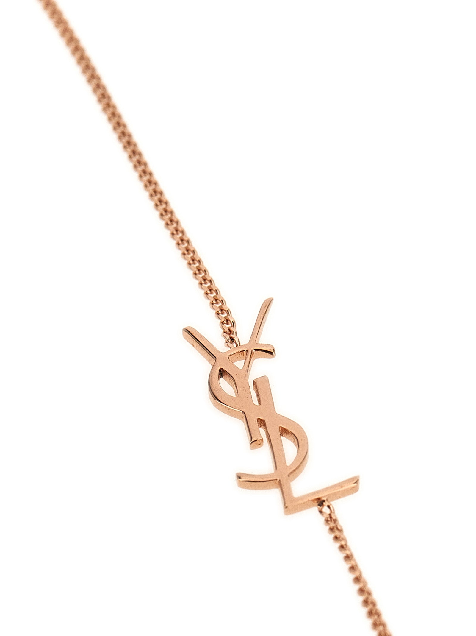 Saint Laurent 'Monogram' Pendant Necklace
