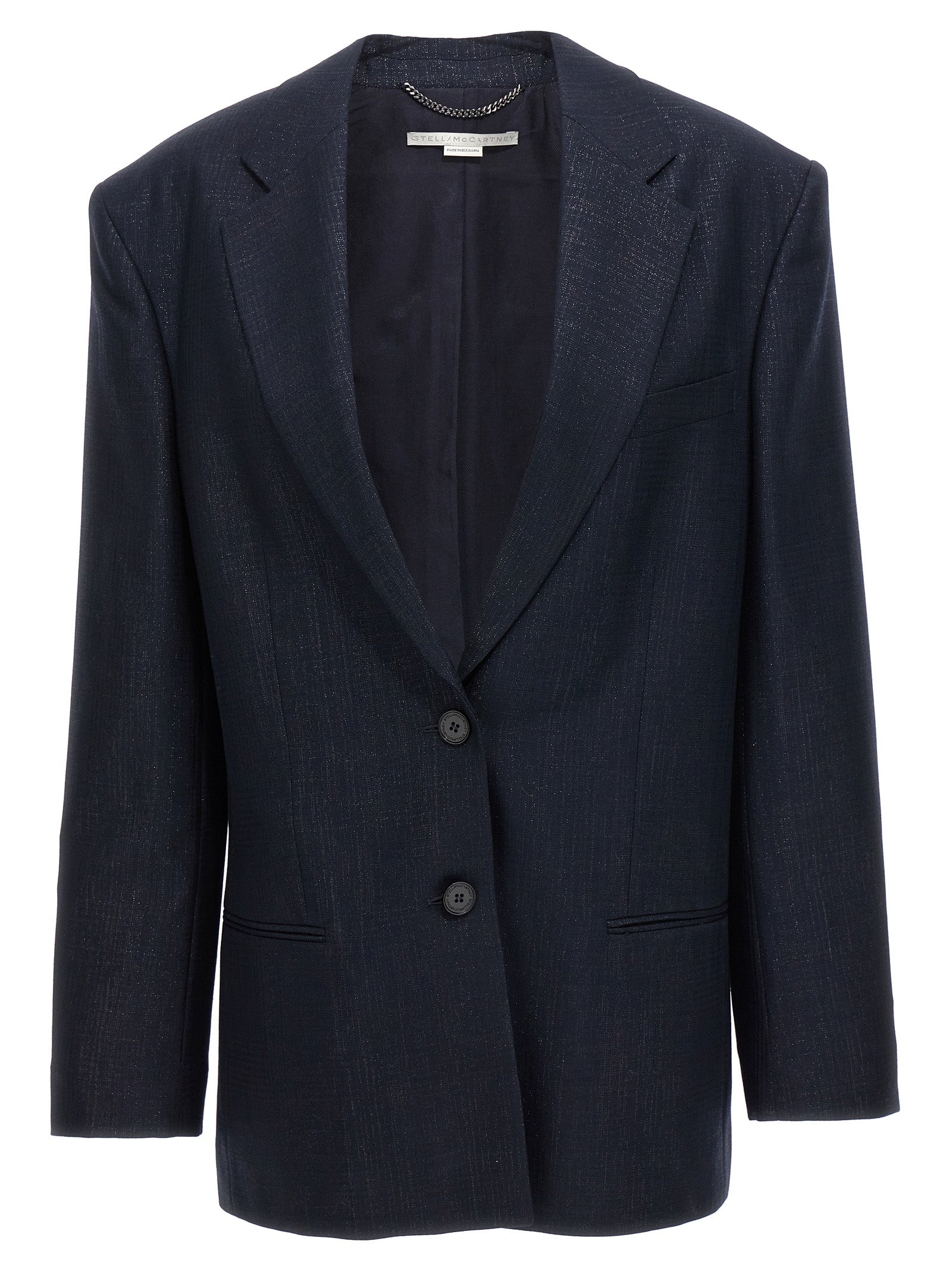 Stella Mccartney Lurex Single-Breasted Blazer