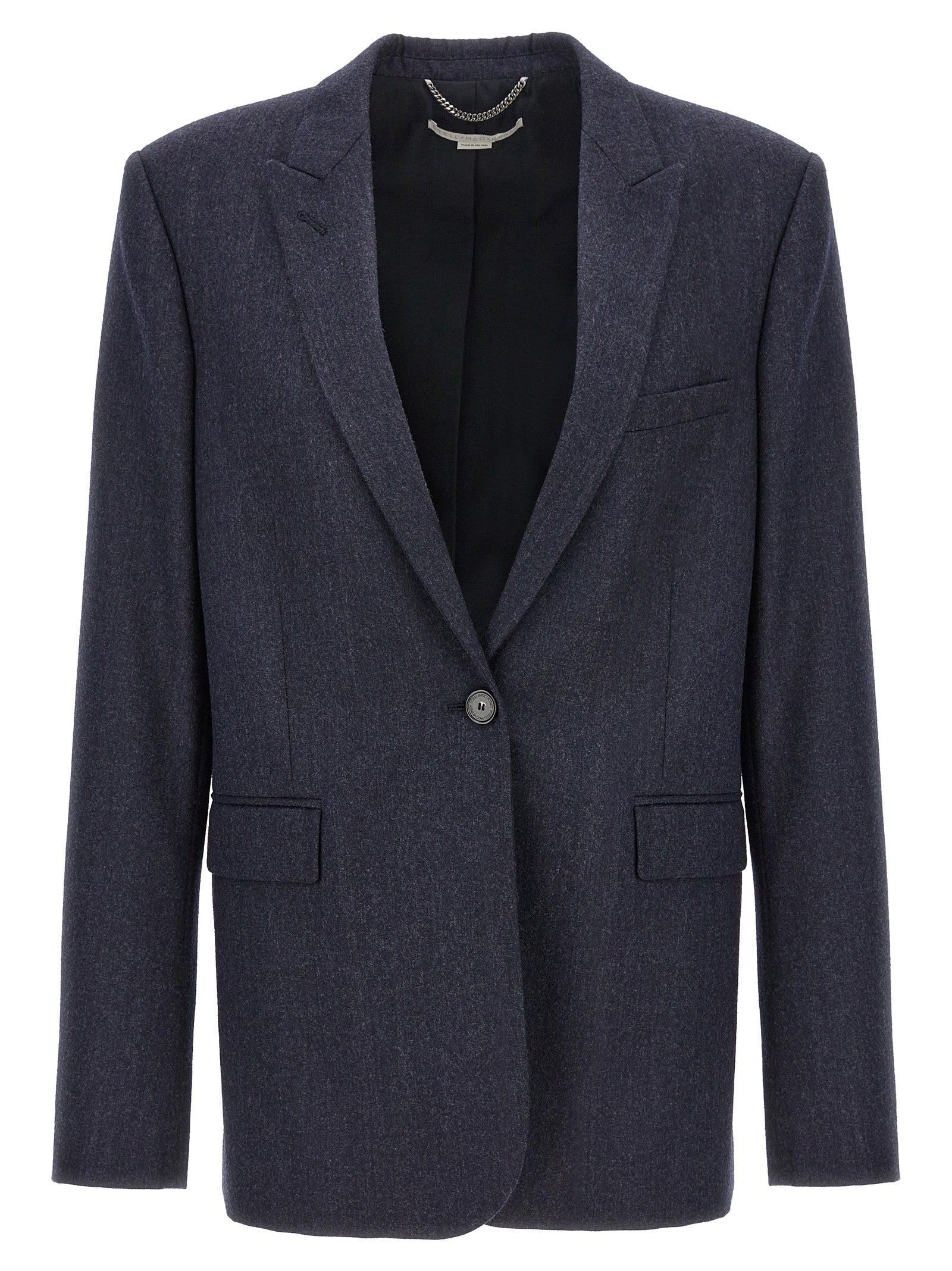 Stella Mccartney Single-Breasted Wool Blazer