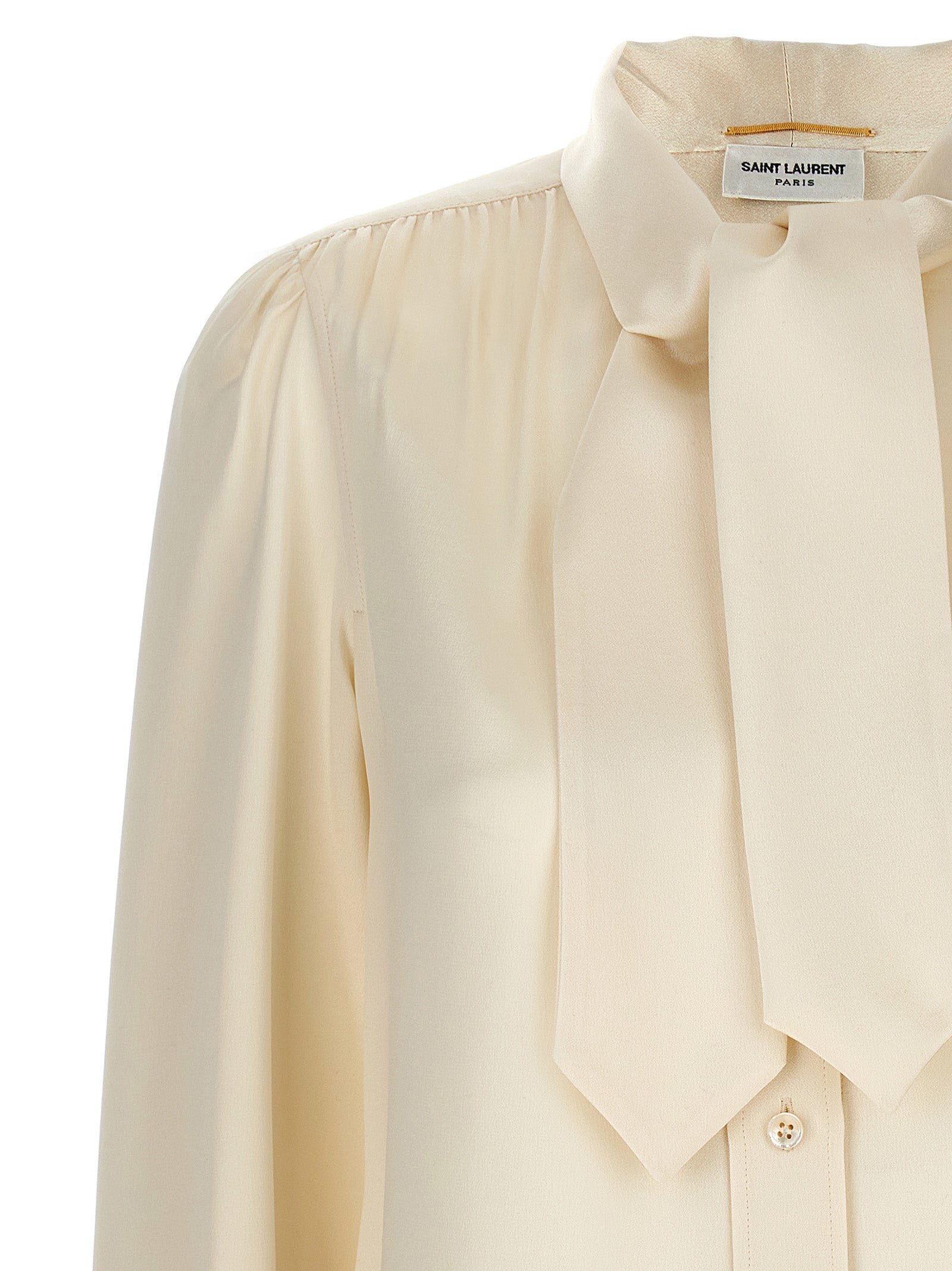 Saint Laurent Lavalliere Silk Shirt