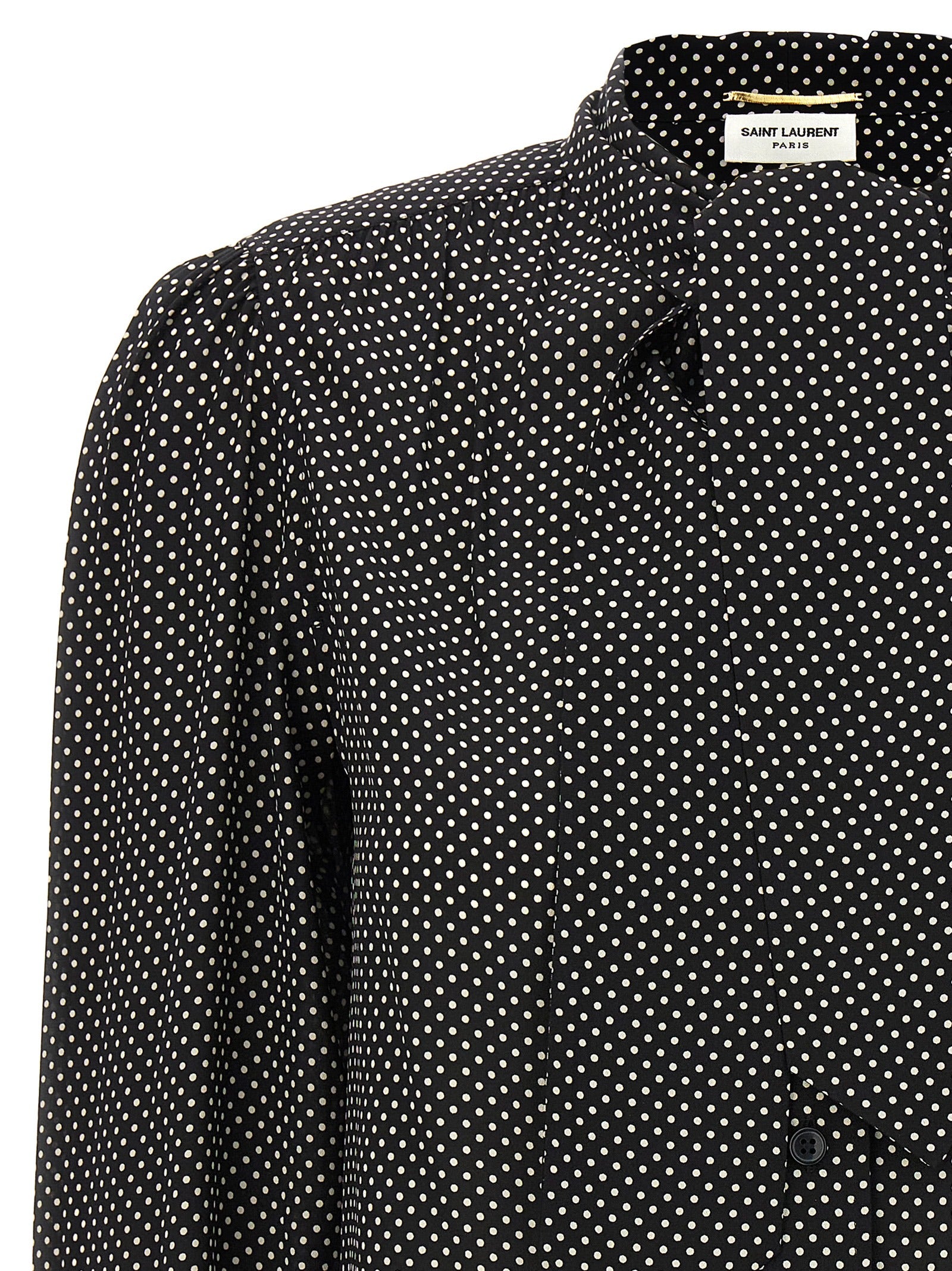 Saint Laurent Polka Dot Shirt