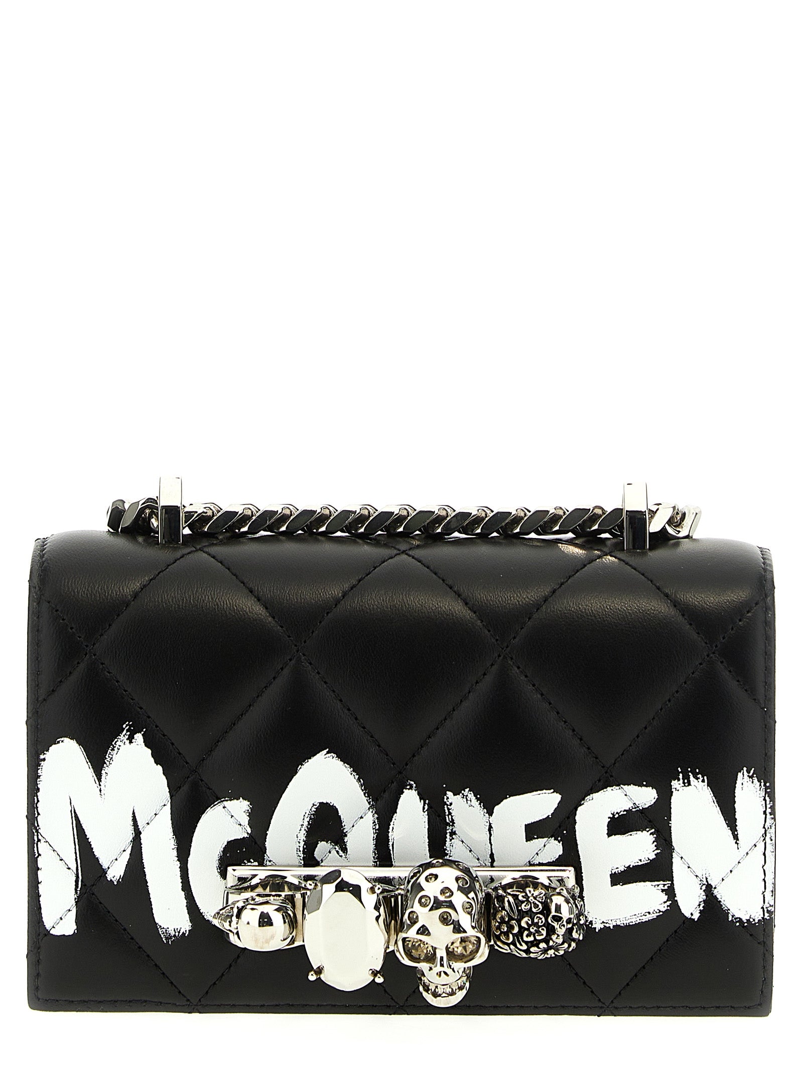 Alexander Mcqueen 'Mini Jewelled Satchel' Crossbody Bag