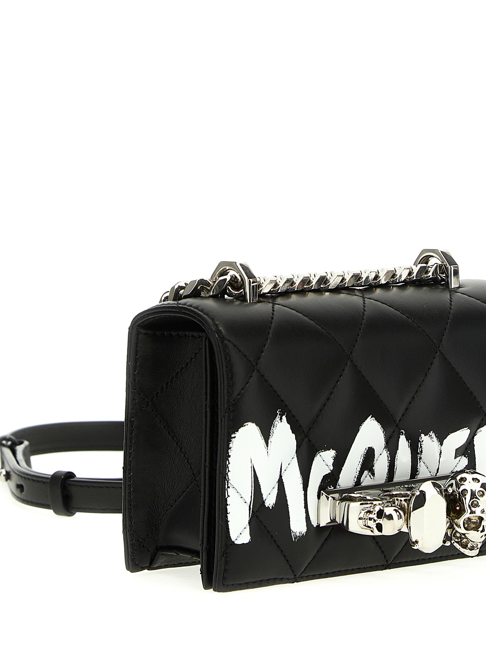 Alexander Mcqueen 'Mini Jewelled Satchel' Crossbody Bag