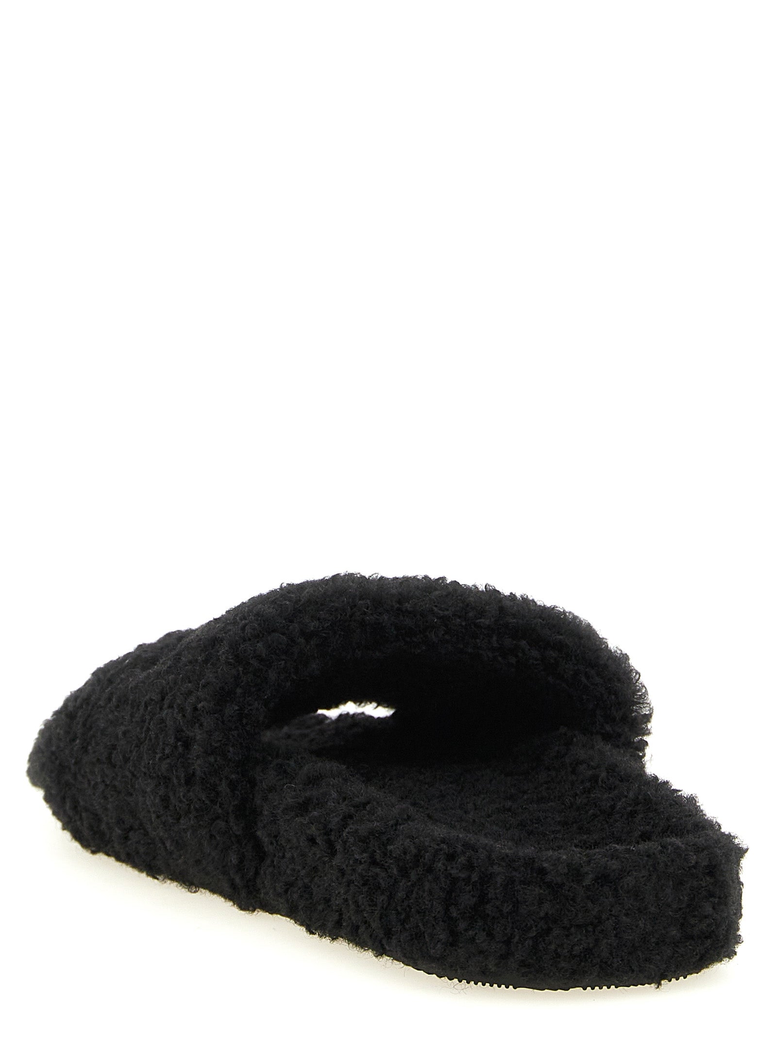 Balenciaga 'Furry' Open Sandals