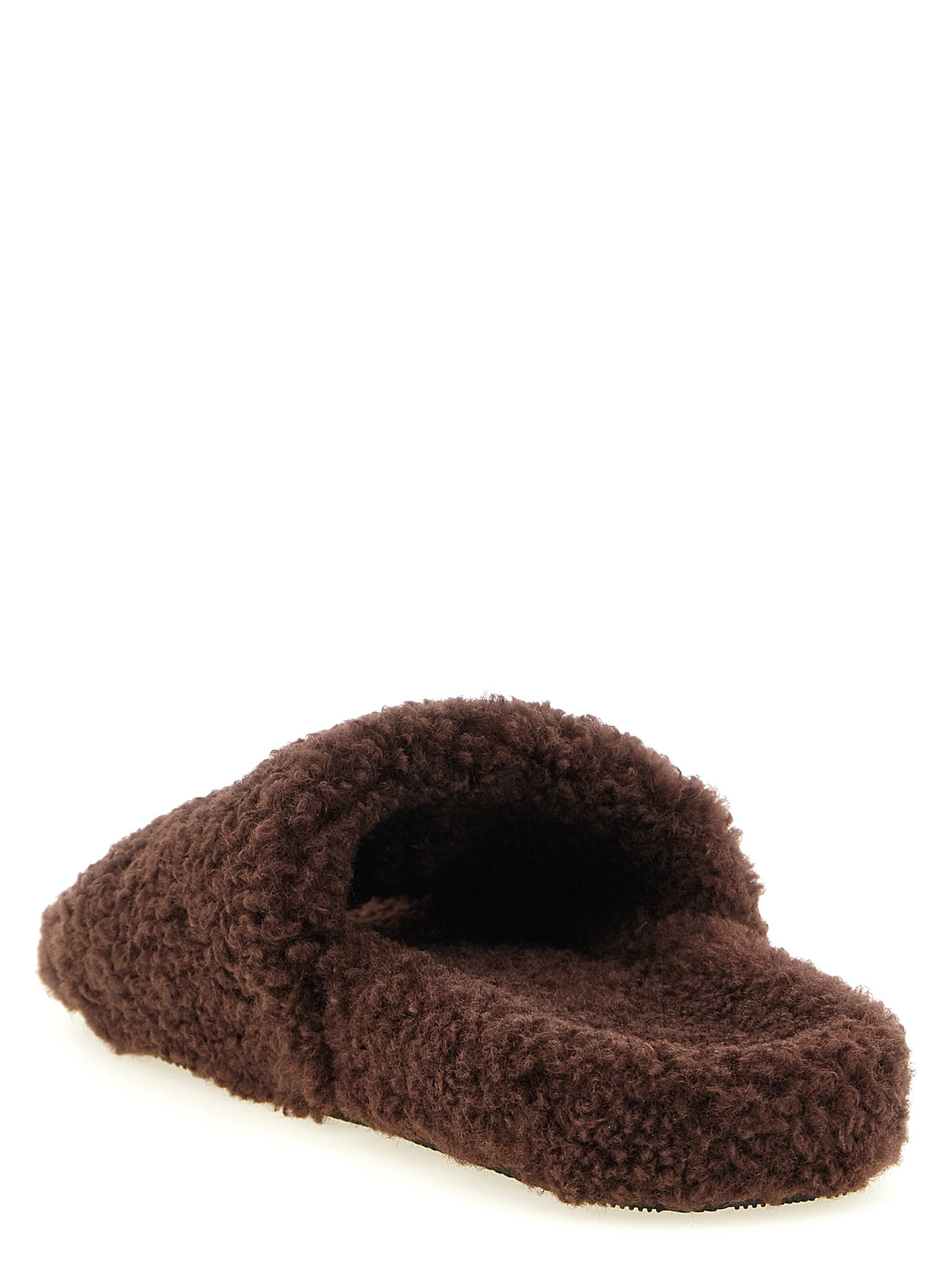 Balenciaga 'Furry' Open Sandals