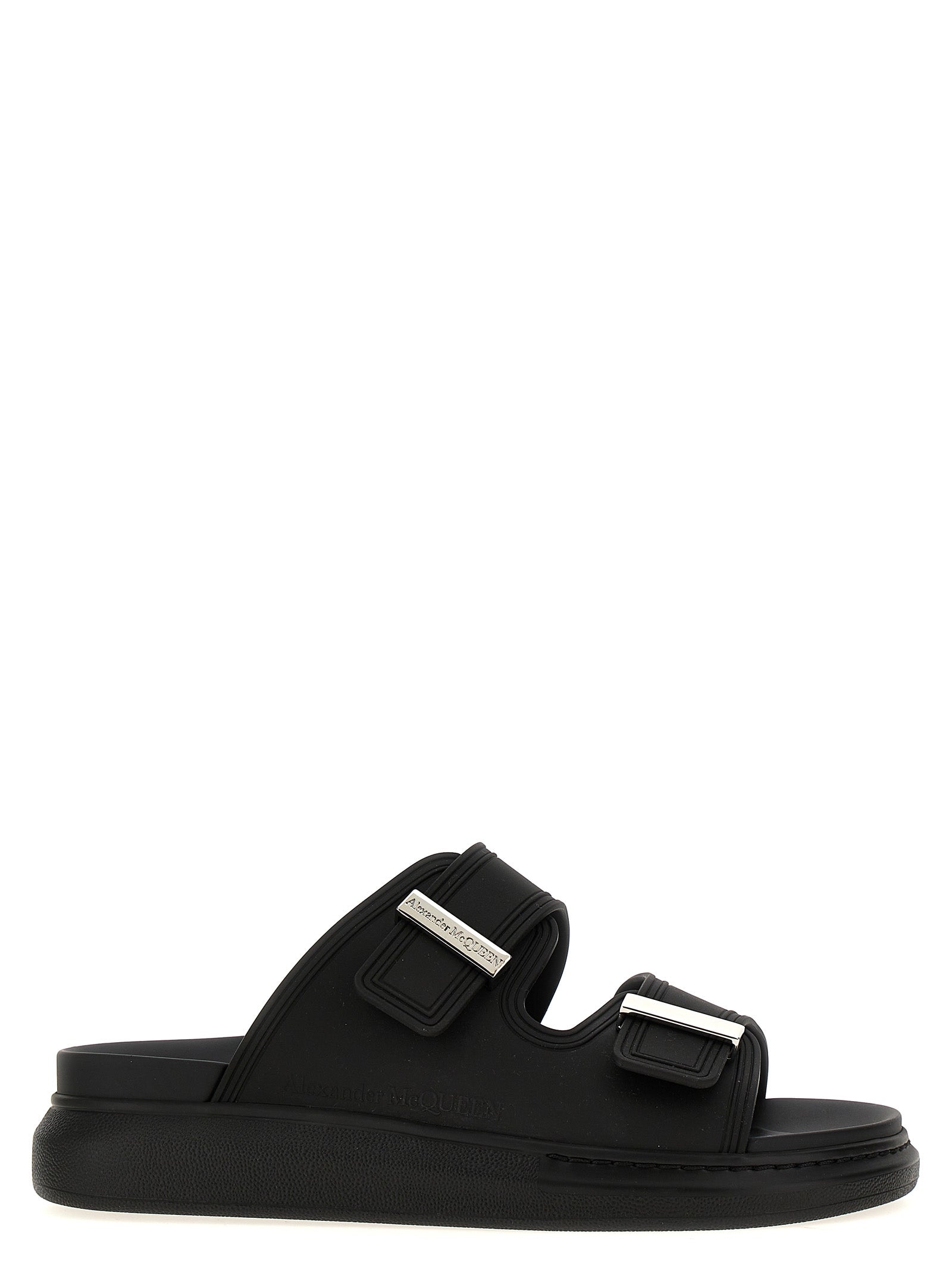 Alexander Mcqueen Oversize Sole Rubber Slides