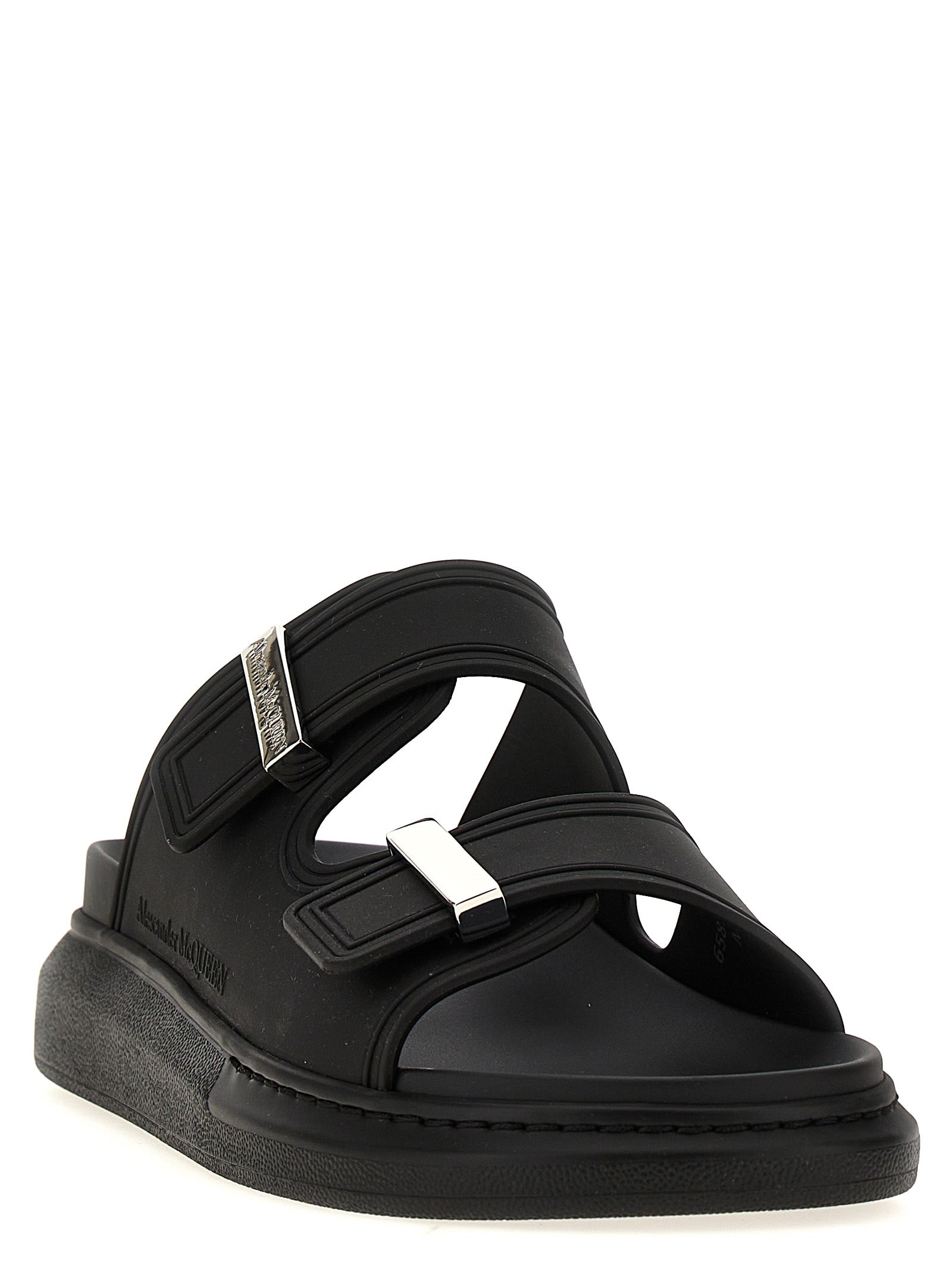 Alexander Mcqueen Oversize Sole Rubber Slides