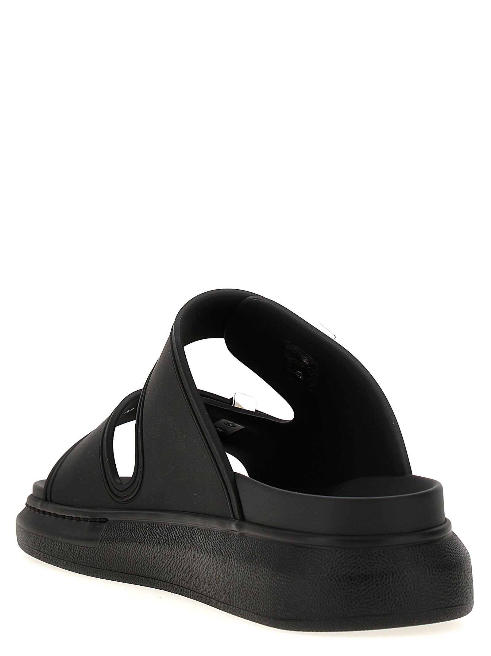 Alexander Mcqueen Oversize Sole Rubber Slides