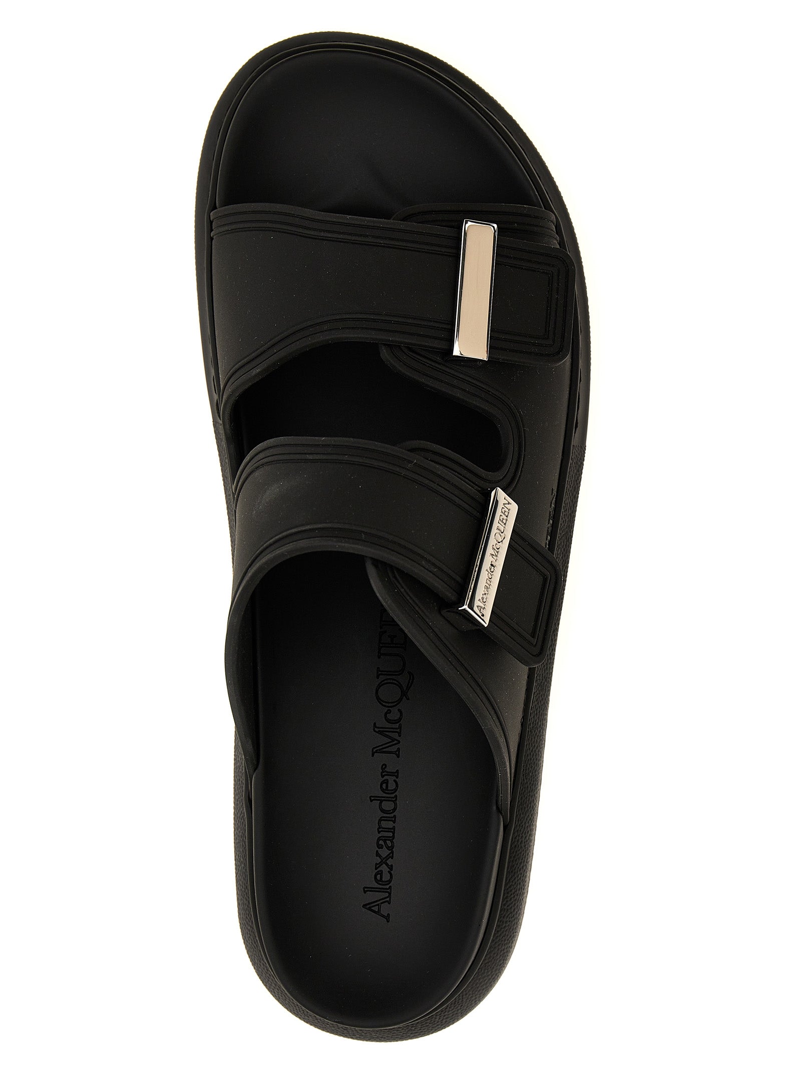 Alexander Mcqueen Oversize Sole Rubber Slides