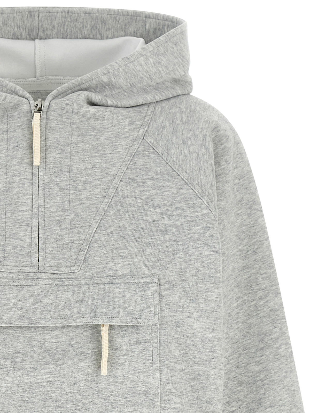 Co Grey Scuba Jersey Hoodie