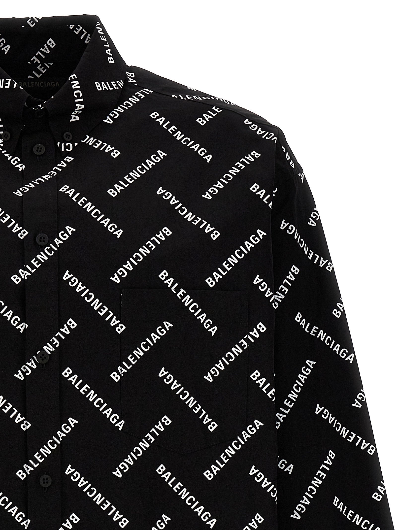 Balenciaga Logo Print Shirt