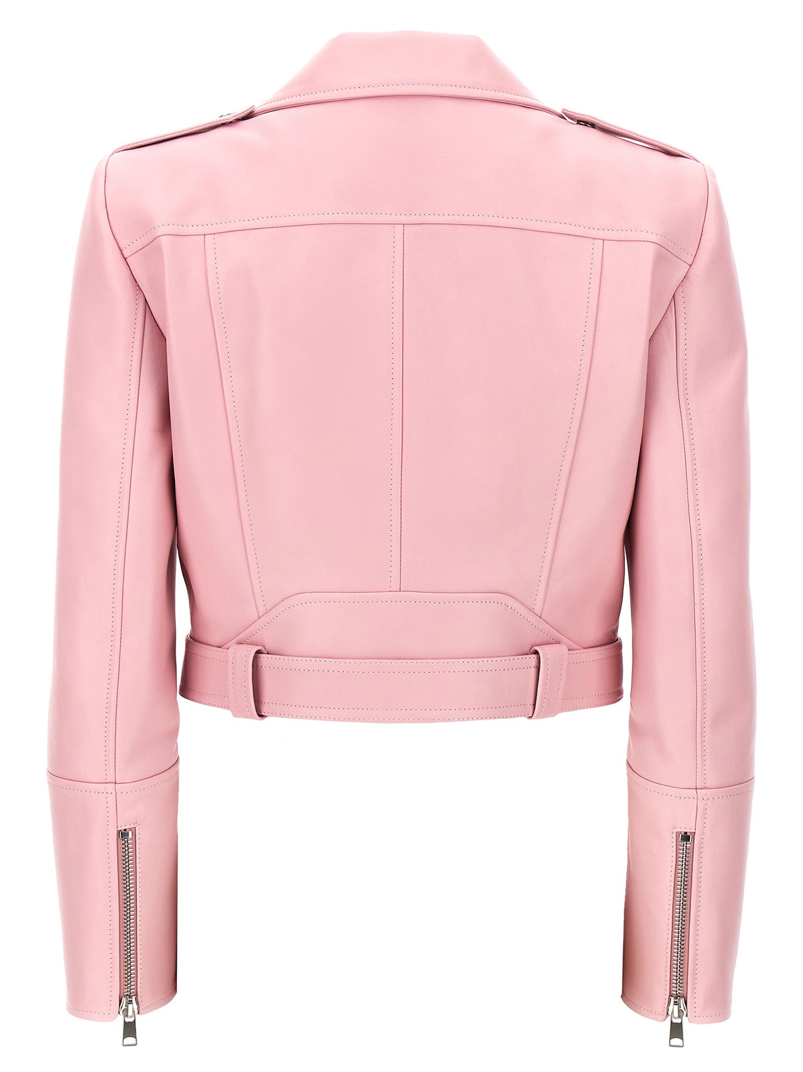 Alexander Mcqueen Crop Biker Jacket