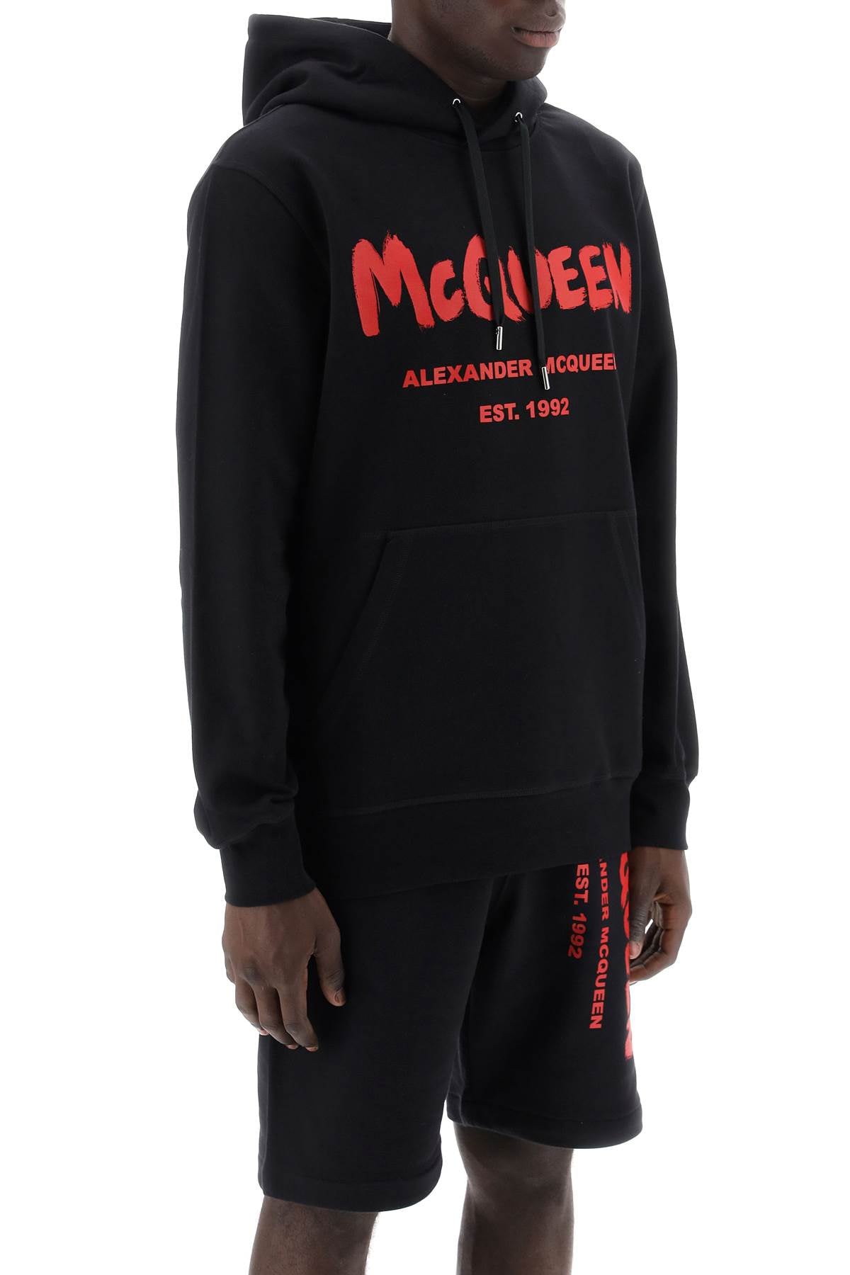 Alexander Mcqueen Graffiti Hoodie