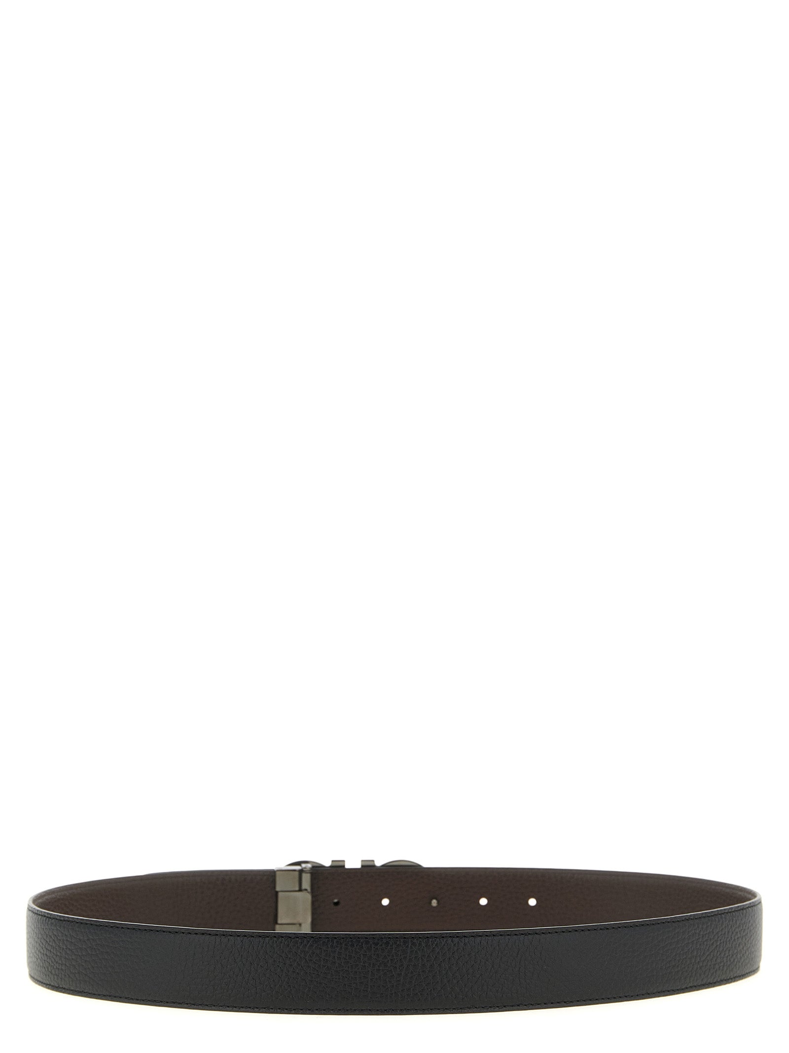 Ferragamo 'Doppio Gancini' Reversible Belt