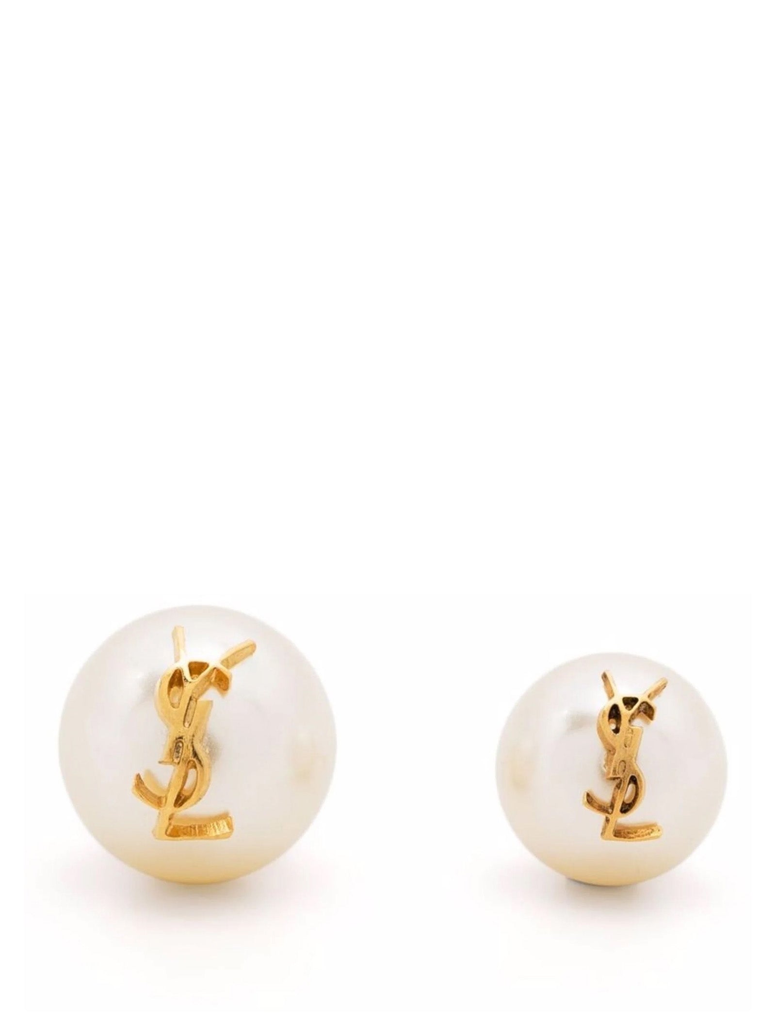 Saint Laurent 'Asymetrique Perle’ Earrings