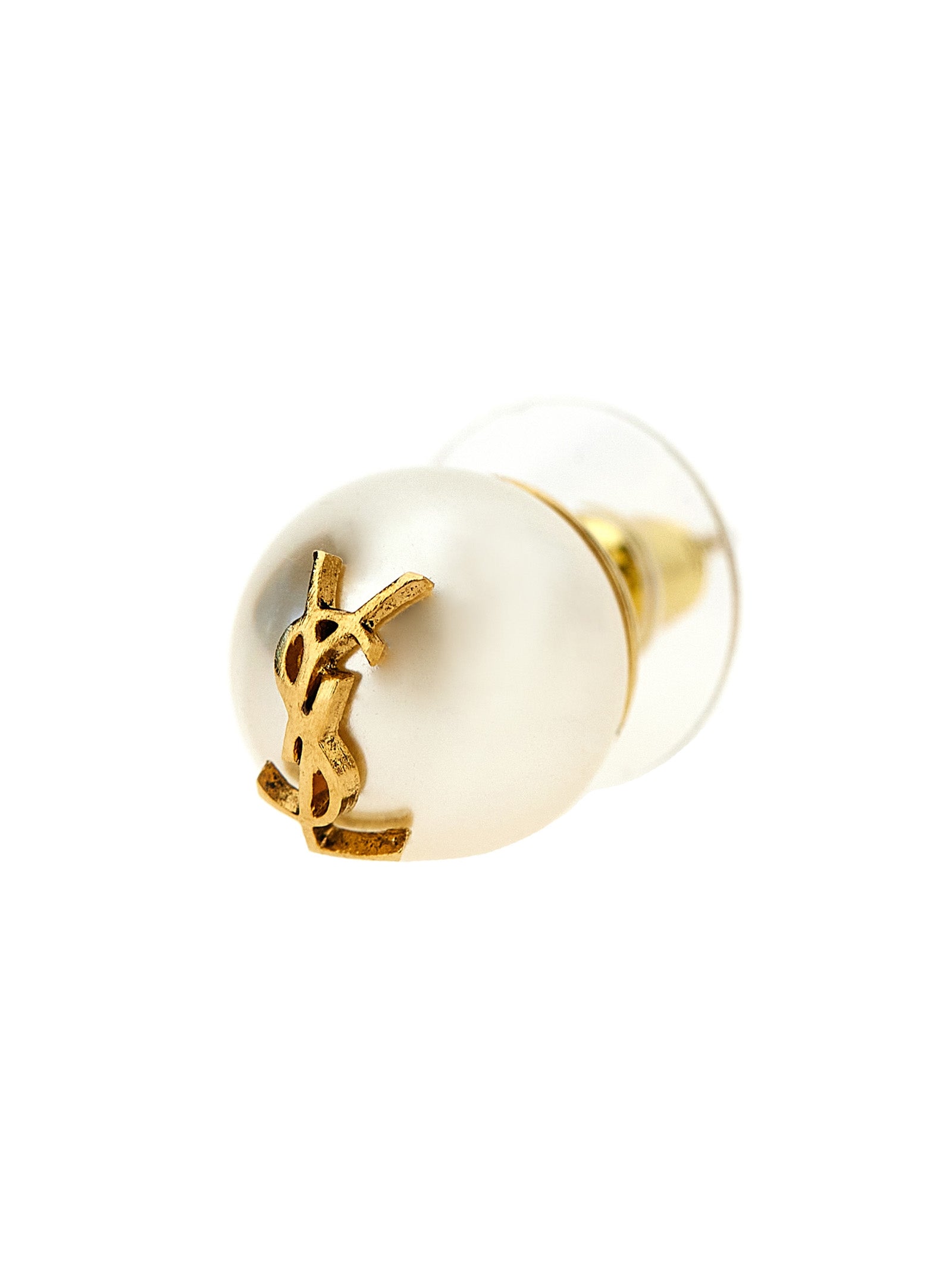 Saint Laurent 'Asymetrique Perle’ Earrings