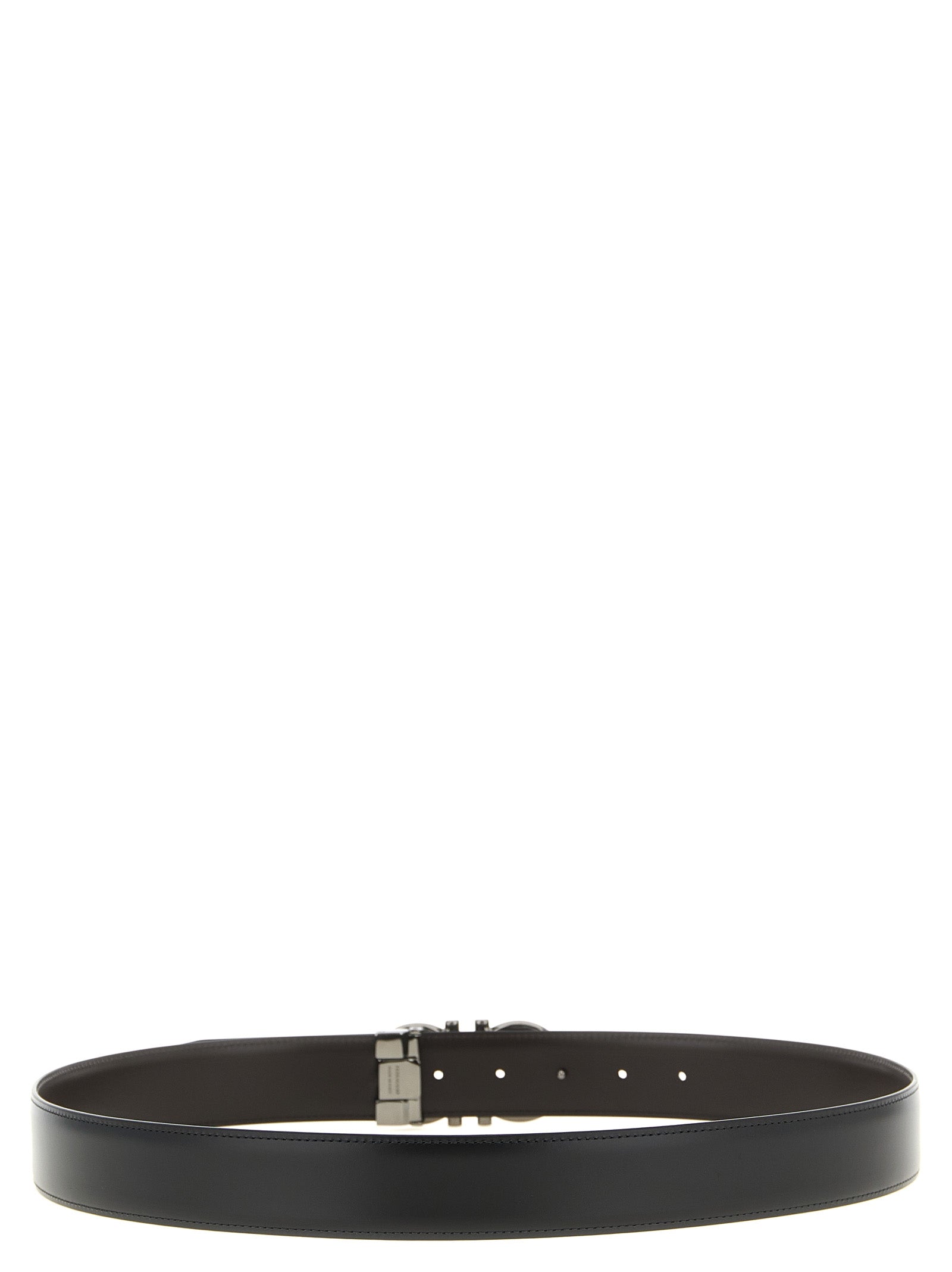 Ferragamo 'Double Gancini' Reversible Belt
