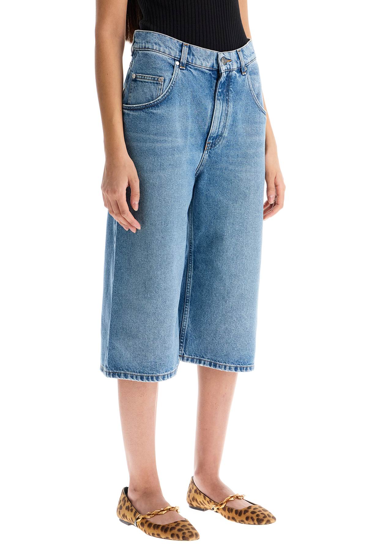 Stella Mccartney Distressed Cropped Jeans With A