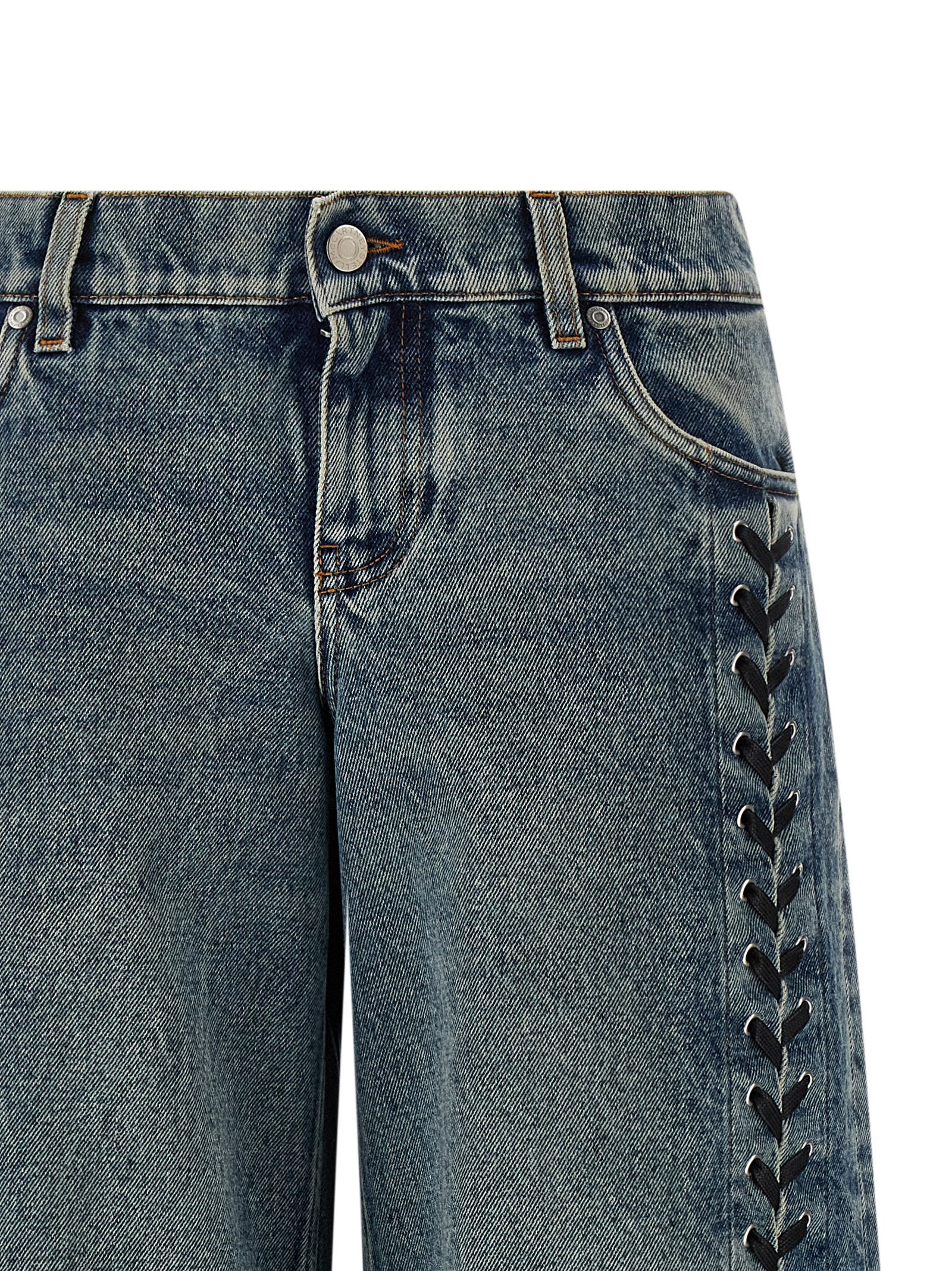 Stella Mccartney Lace-Up Jeans
