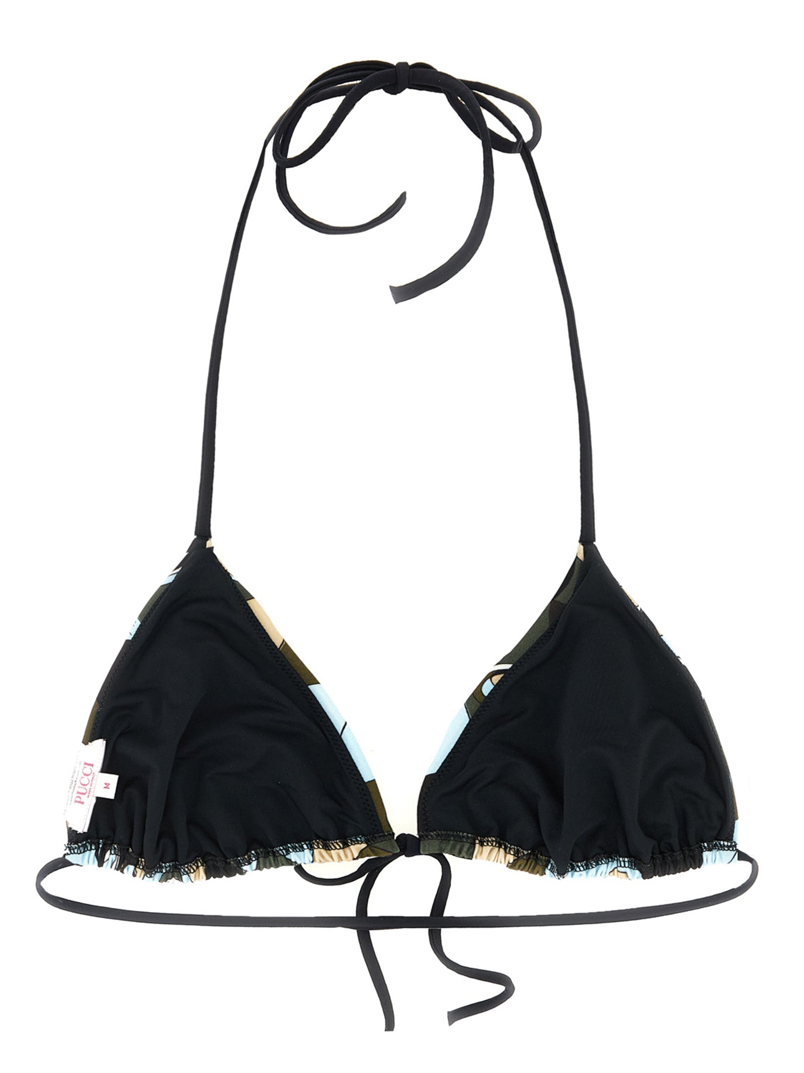 Emilio Pucci Triangle Bikini Top